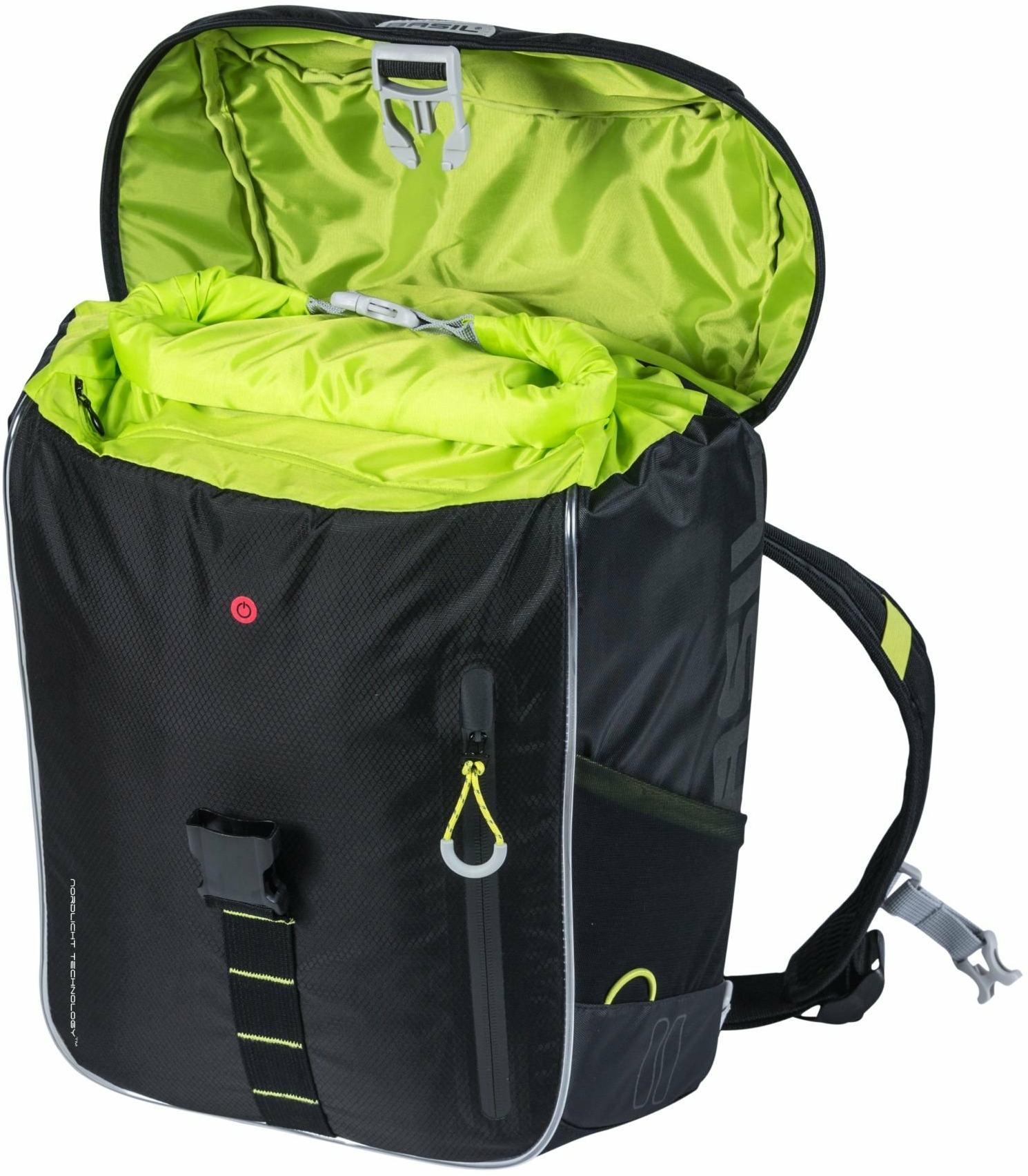 Basil bicycle backpack 17L black Miles Daypack