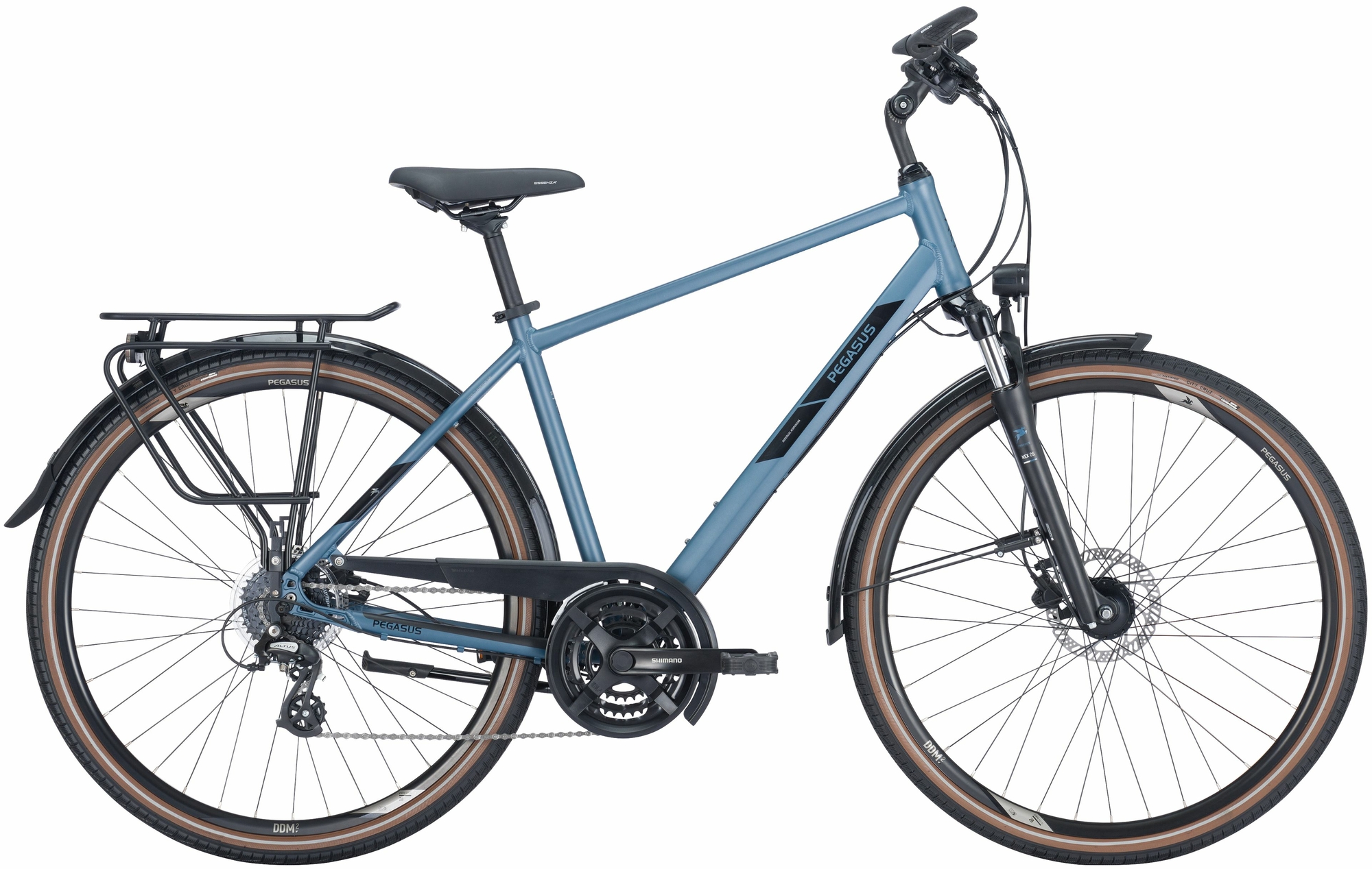 Pegasus Solero SL Disc 24, deragliatore 24 velocità, bici da uomo, diamante, modello 2024, 28 pollici