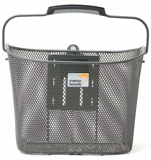 New Looxs Toscane VR basket incl. Holder, fixed, black.