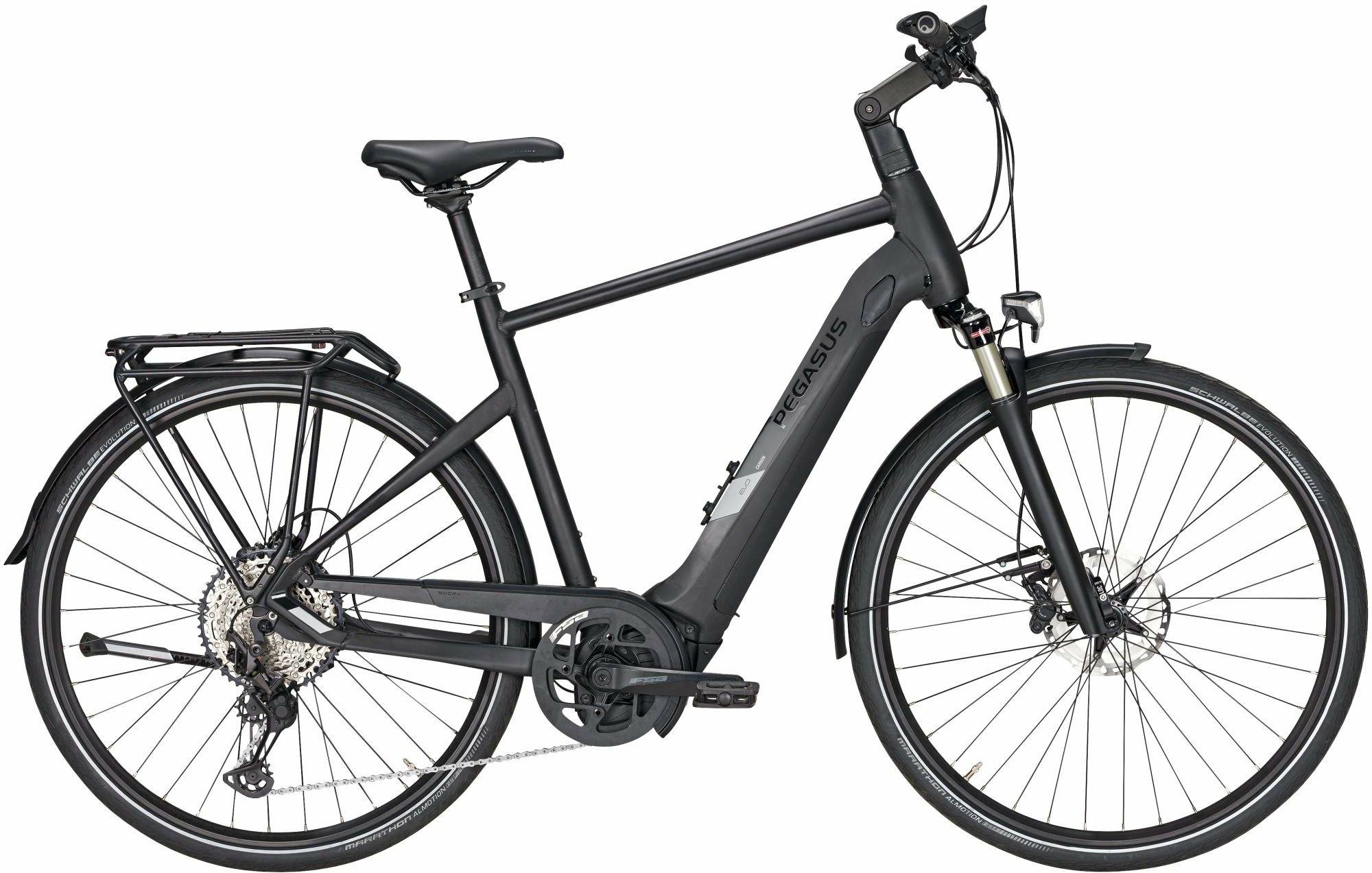 Pegasus Enovo Evo 10 (500 Wh), cambio a 10 marce, bici da uomo, diamante, modello 2020, 28 pollici
