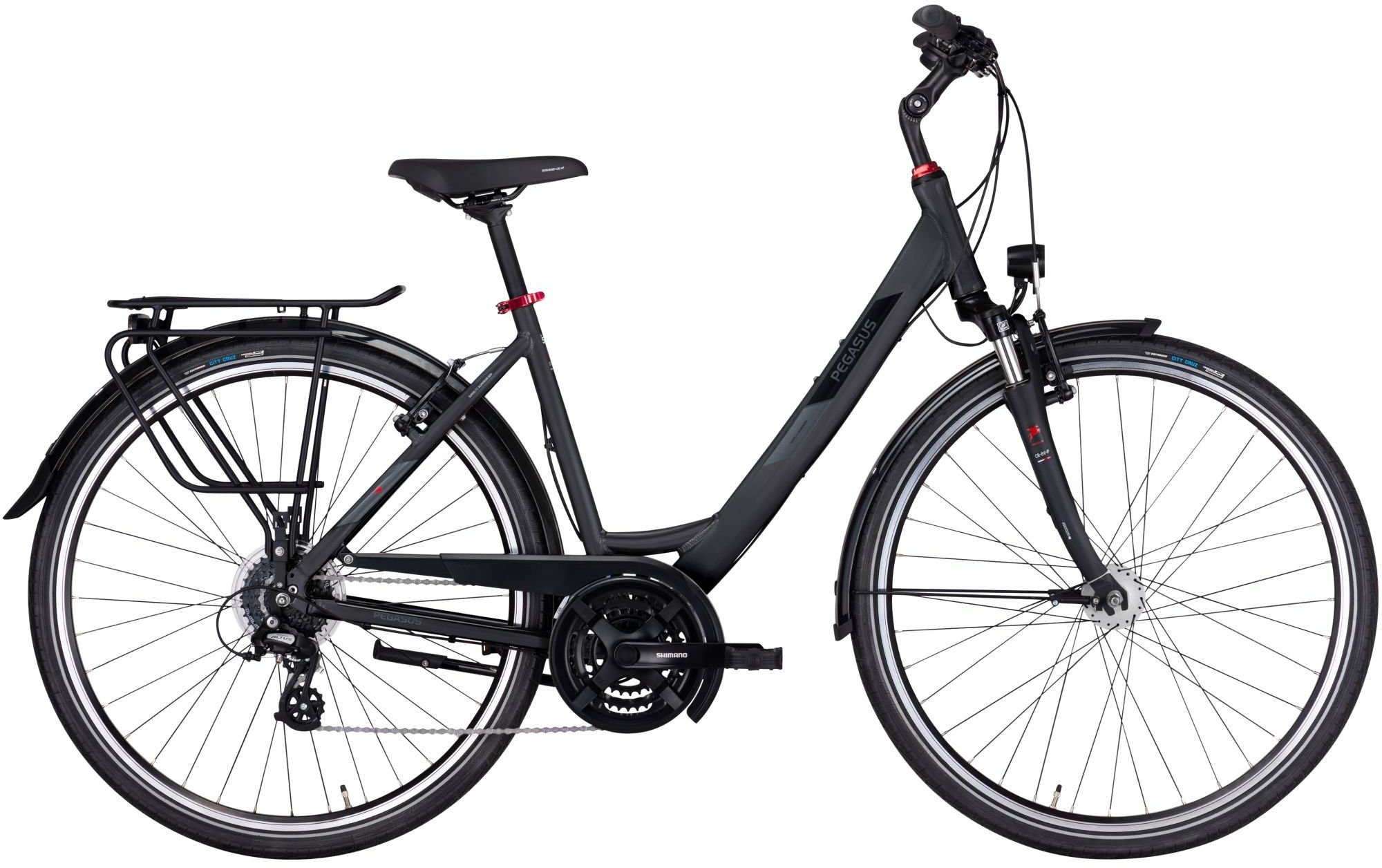 PEGASUS Solero SL 24, 24-speed derailleur gear, women's bike, Wave, model 2022/2023, 28 inches
