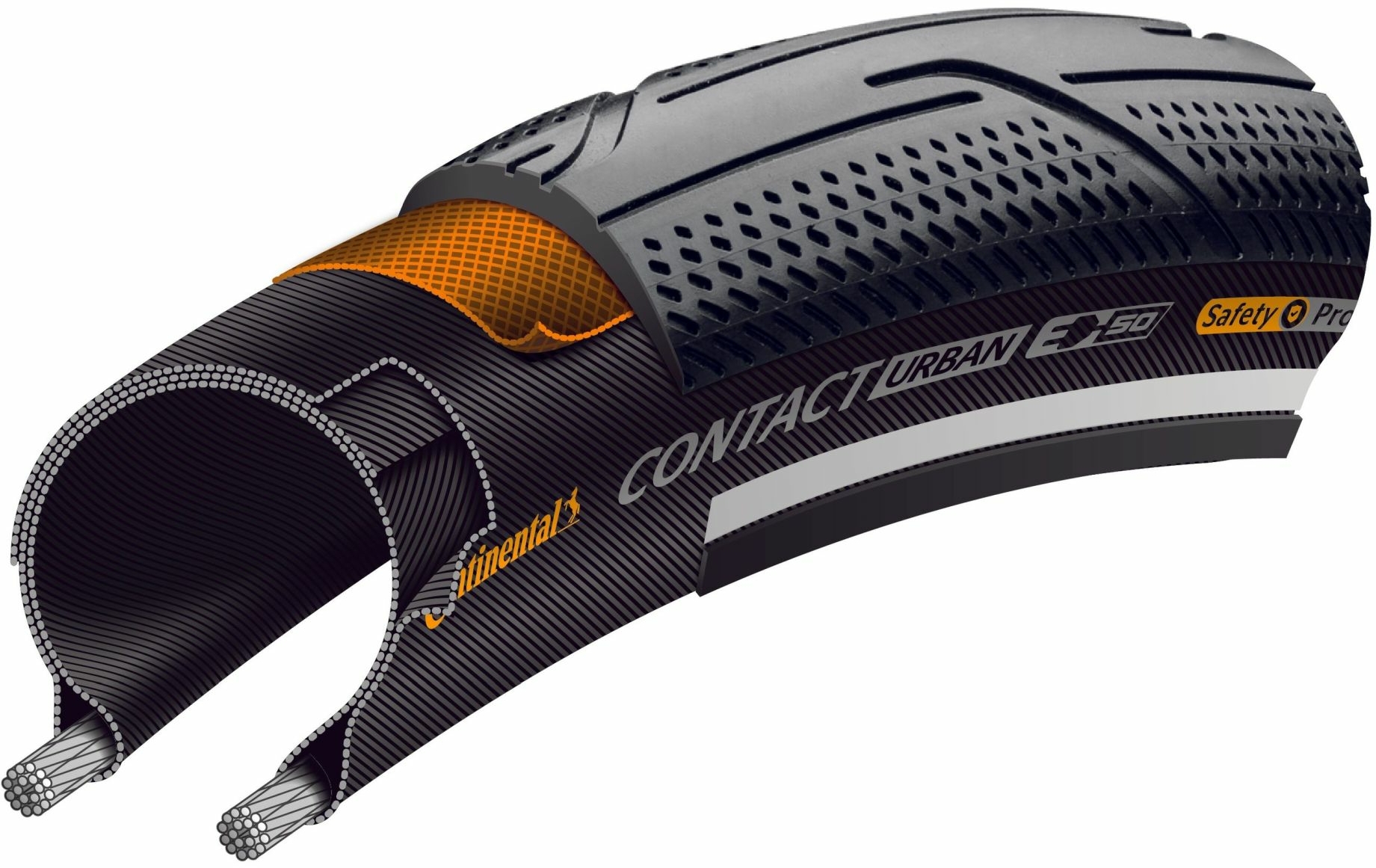 Continental PureGrip Compound - SafetyPro, 28 pollici Contact Urban (40-622)