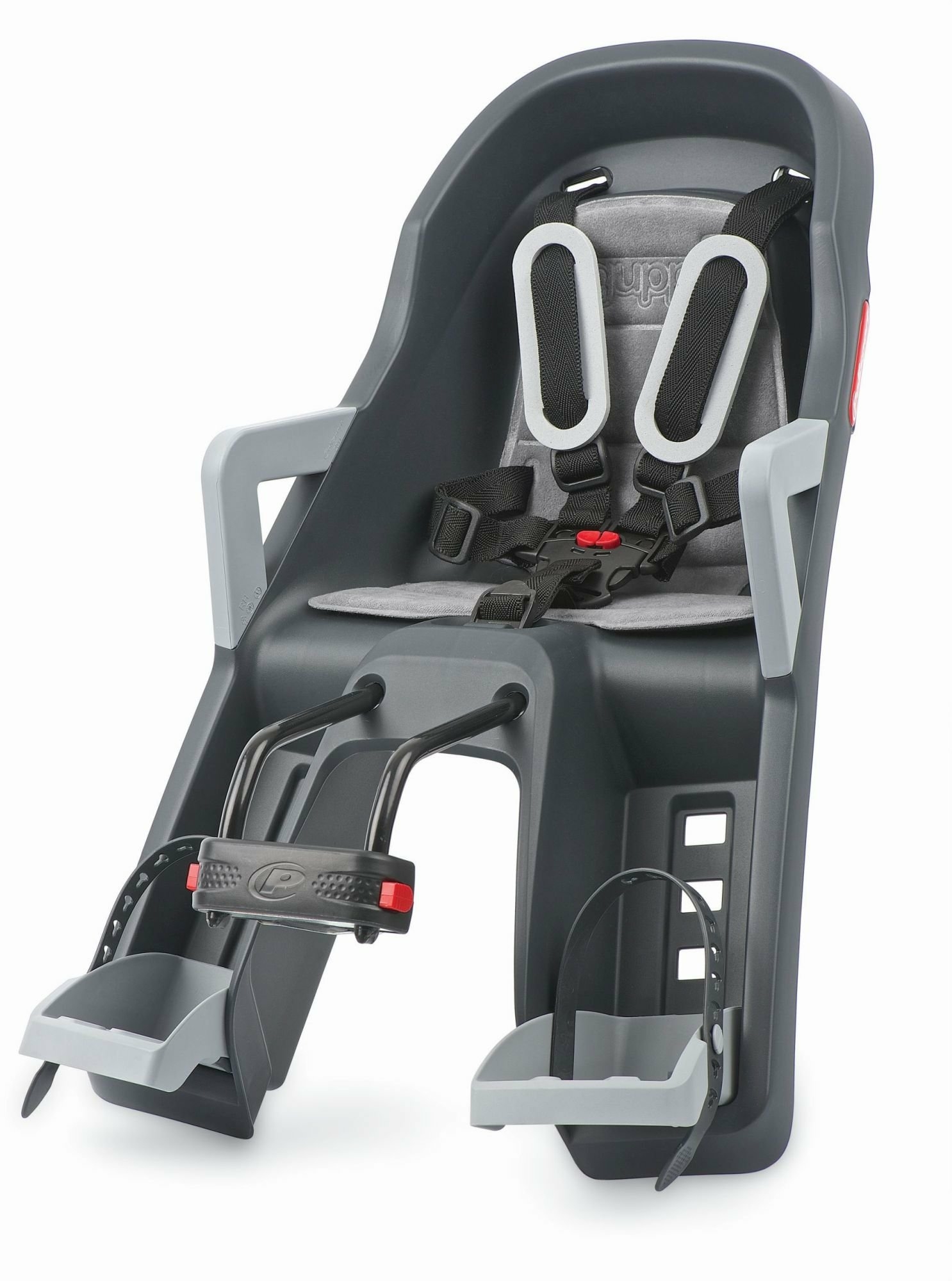 Polisport Guppy Mini seggiolino anteriore grigio per bambini