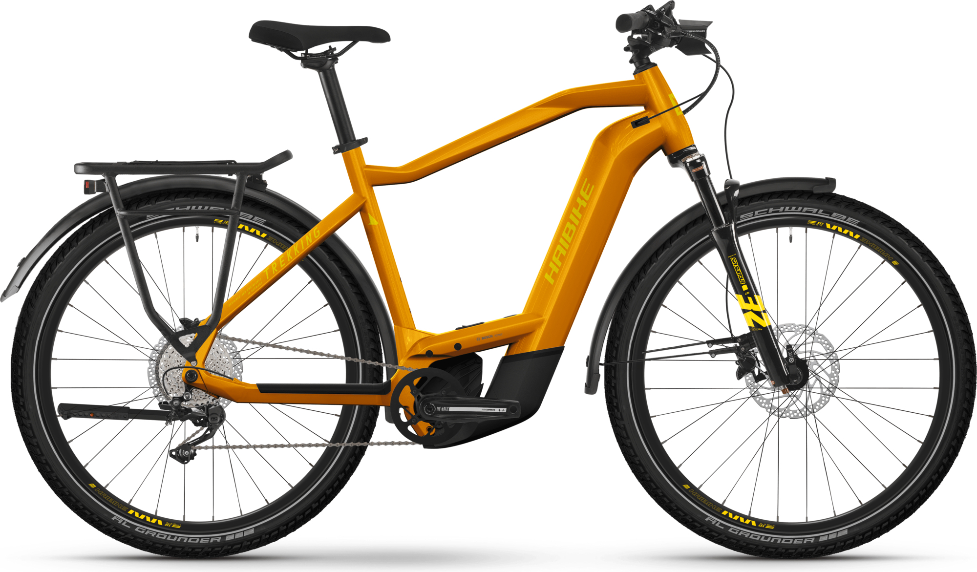 HAIBIKE Trekking 8 (625 Wh), cambio a deragliatore a 11 velocità, bici da uomo, diamante, modello 2024, 27,5 pollici