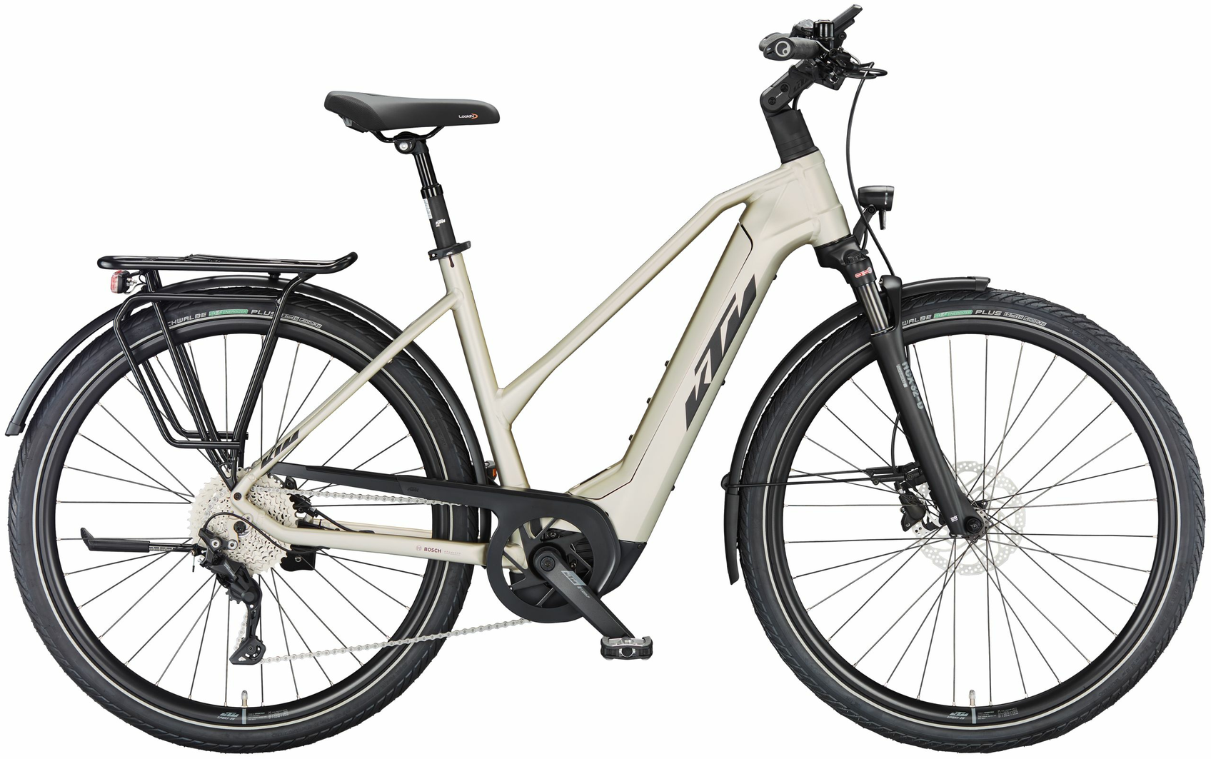 KTM MACINA STYLE 740 (750 Wh), cambio a 10 velocità, bici da donna, trapezio, modello 2024, 28 pollici