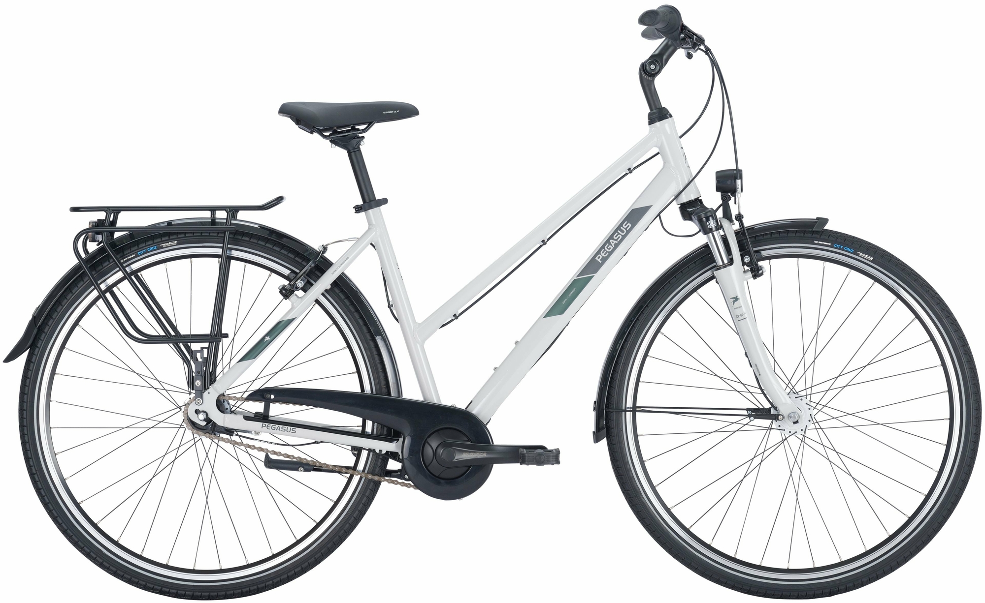 Pegasus Solero SL 7, 7-speed hub gear, women's bike, trapeze, model 2024, 28 inches