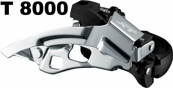 Deragliatore anteriore Shimano Top Swing FD-T8000 Deore XT (3/10 velocità)