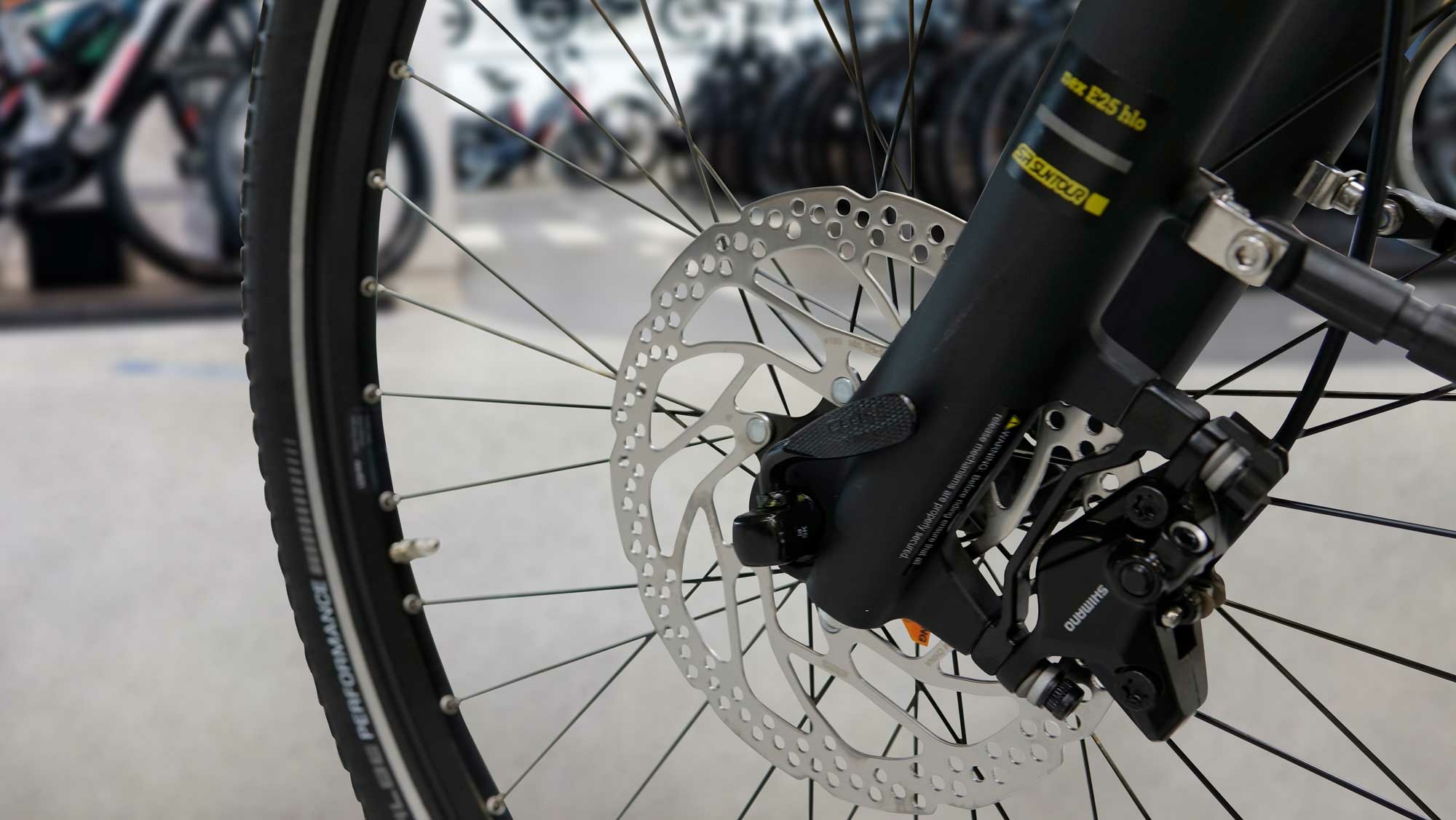 Winora Sinus iX10, deragliatore a 10 velocità, bicicletta da donna, Wave, modello 2022, 27,5 pollici