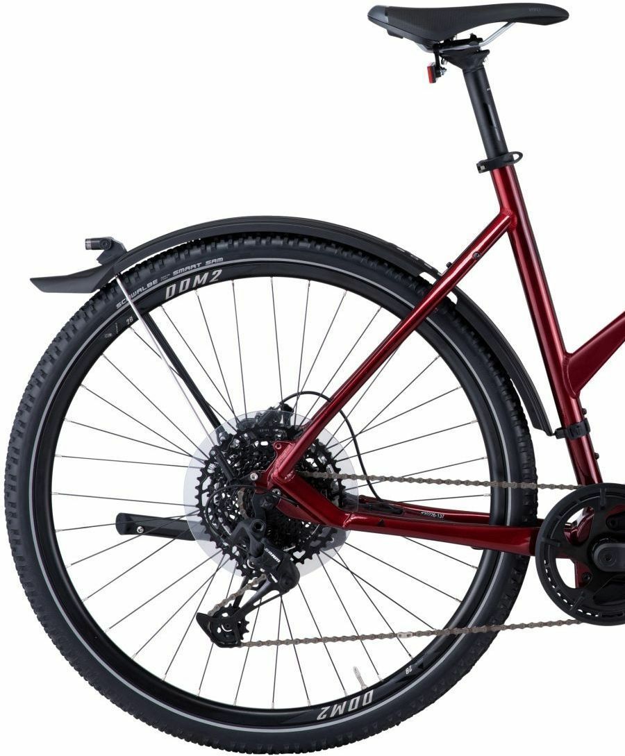 BULLS Cross Rider EVO 2 (400 Wh), deragliatore 12 velocità, bici da donna, trapezio, modello 2021, 28 pollici