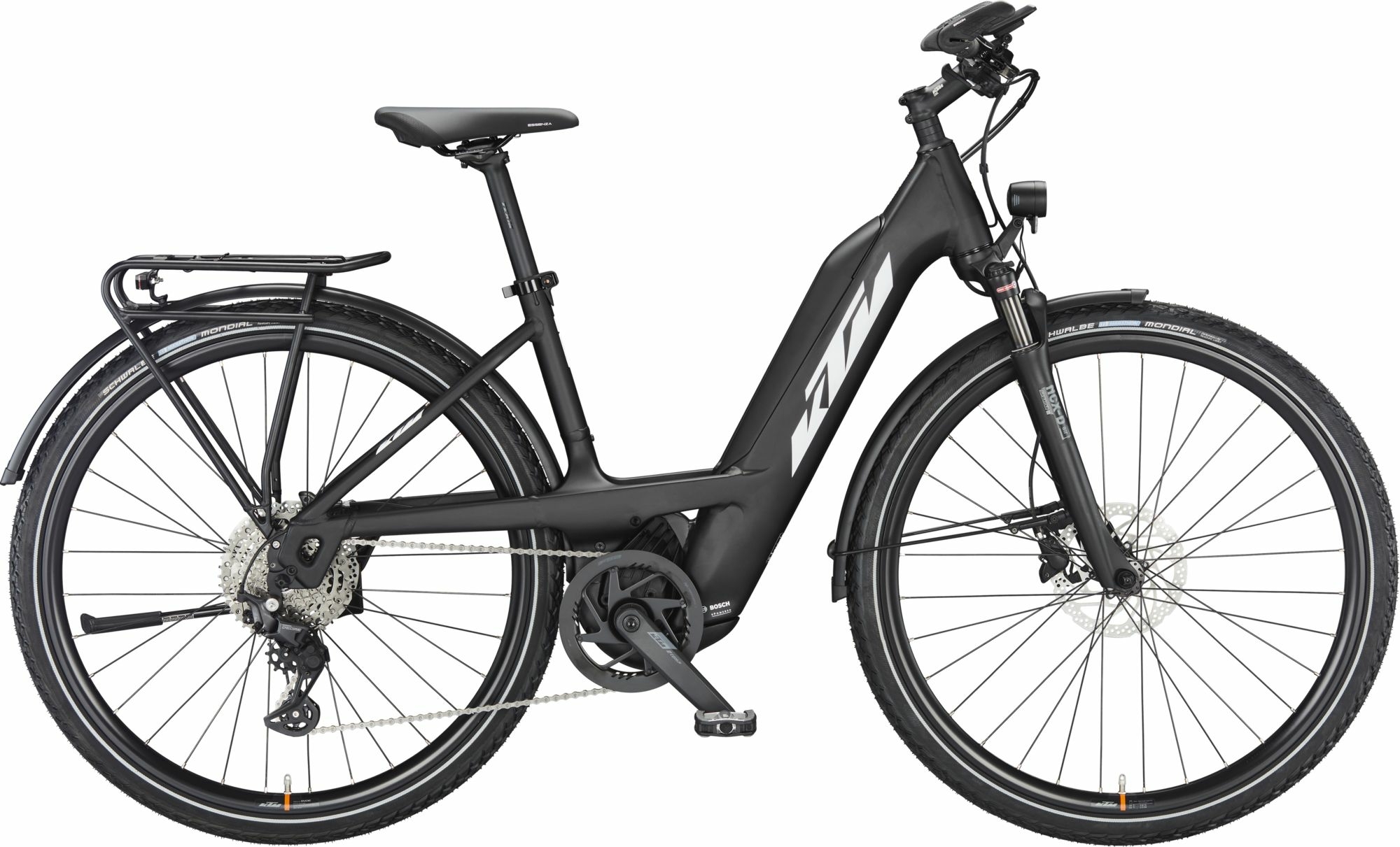 KTM POWER SPORT 10 PTS (625 Wh), 10-speed derailleur gear, women's bike, Deep, model 2024, 28 inches
