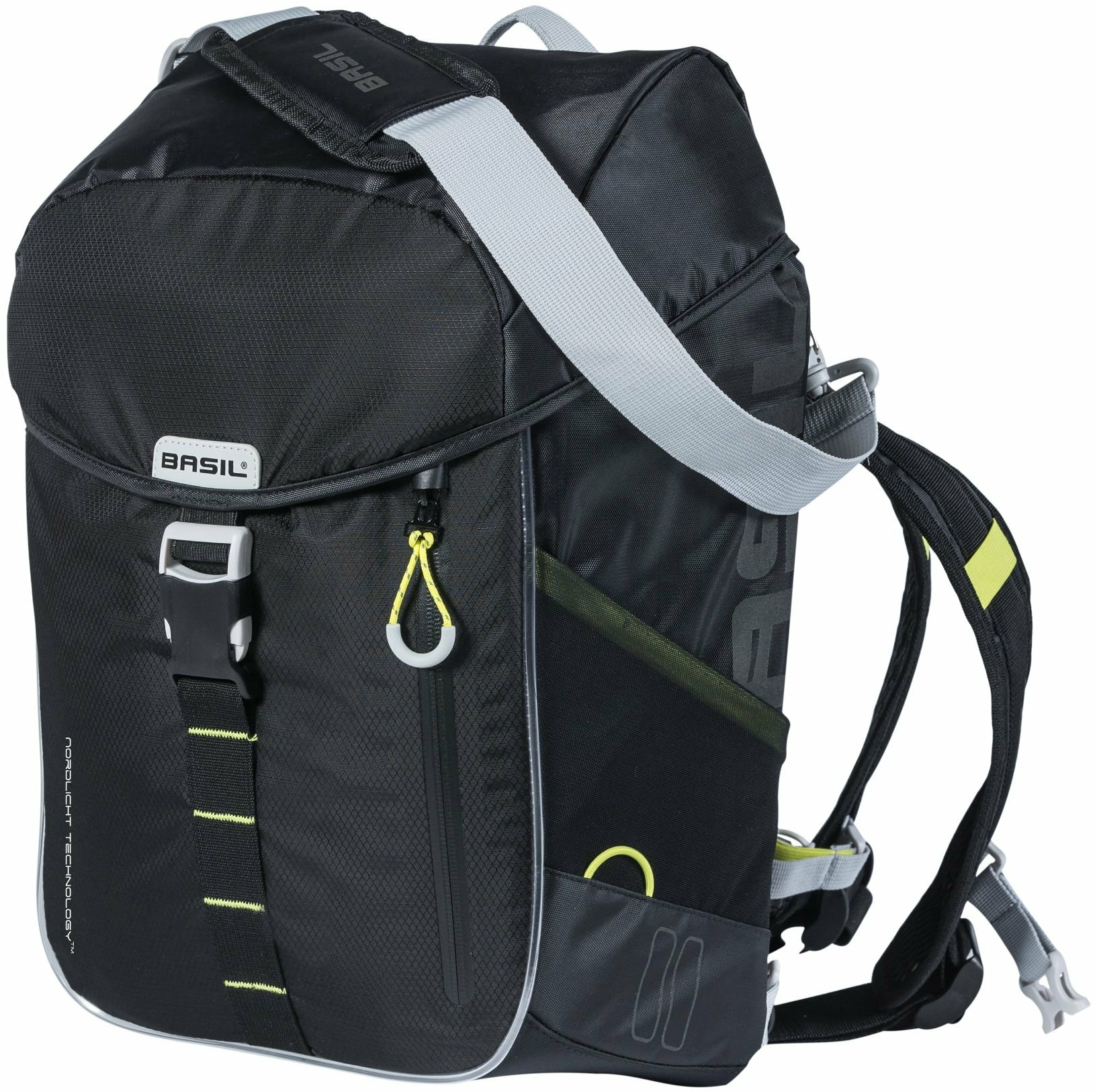Basil bicycle backpack 17L black Miles Daypack