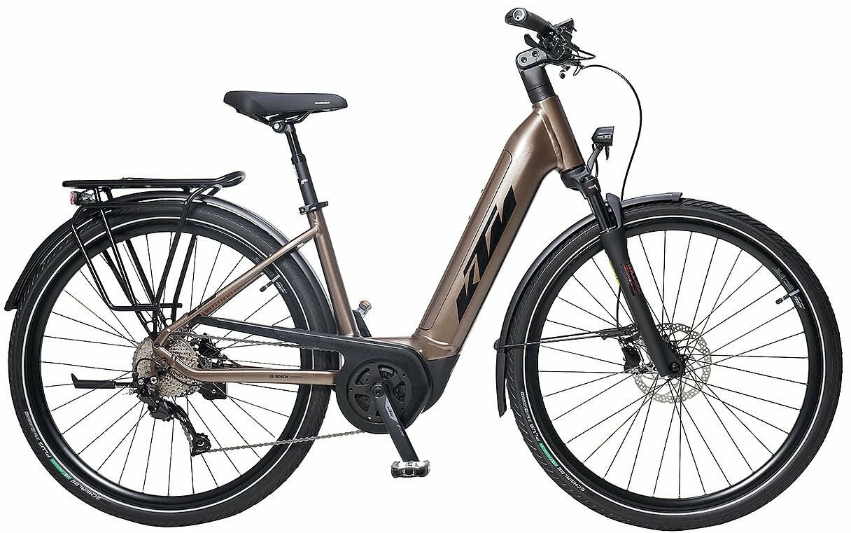 KTM MACINA TOUR P510 (500 Wh), 9 speed chain, women's bike, Deep, model 2022/2023, 28 inches