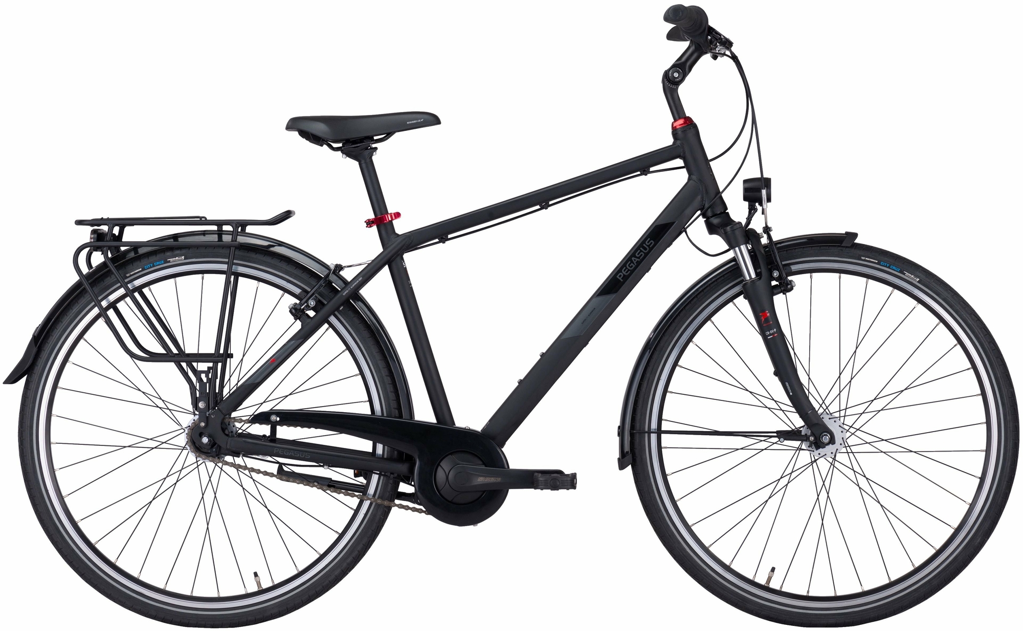 Pegasus Solero SL 7, cambio al mozzo a 7 marce, bici da uomo, diamante, modello 2024, 28 pollici