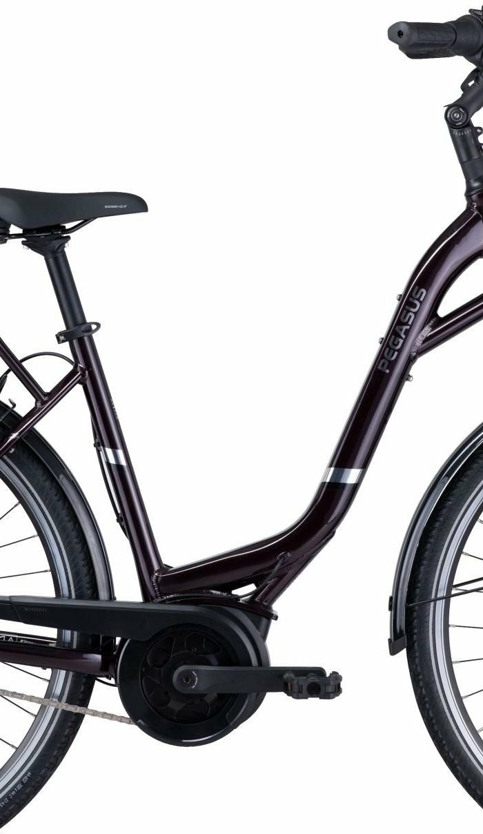 Pegasus Solero E8F Plus (400 Wh), cambio al mozzo a 8 velocità, bici da donna, Wave, modello 2021, 28 pollici
