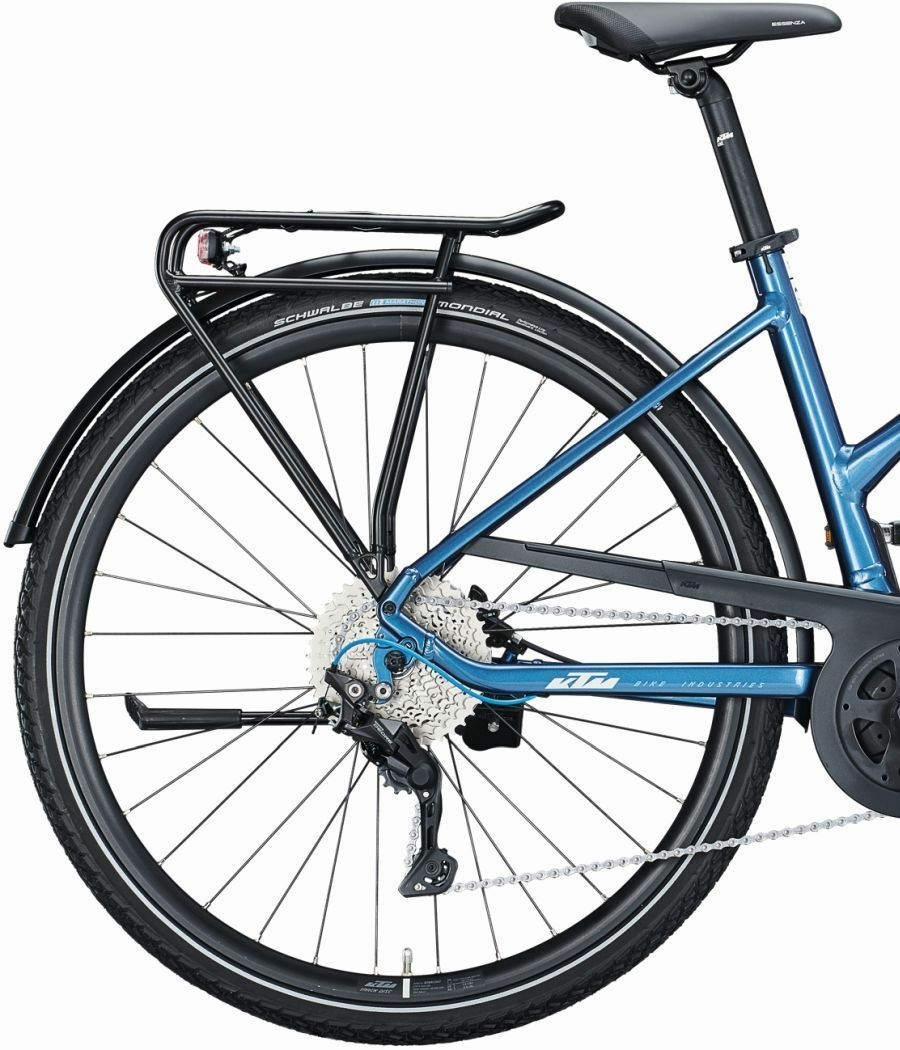 KTM MACINA SPORT P510 (500 Wh), deragliatore 10 velocità, bici da donna, trapezio, modello 2021, 28 pollici