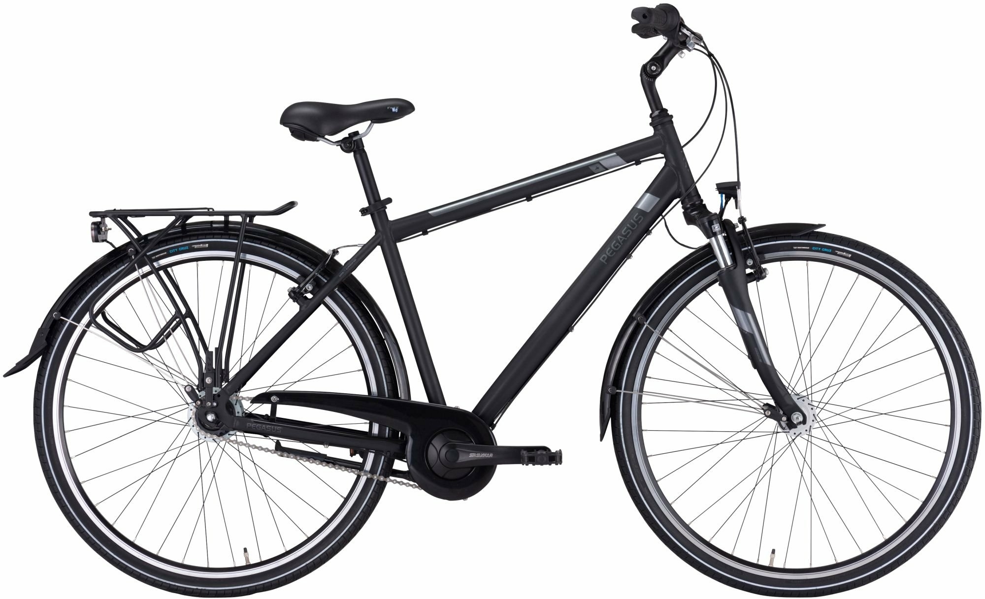 PEGASUS Piazza 8, cambio al mozzo 8 marce, bici da uomo, diamante, modello 2022/2023, 28 pollici