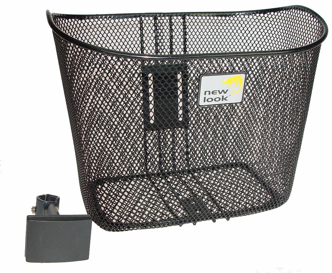New Looxs Toscane VR basket incl. Holder, fixed, black.