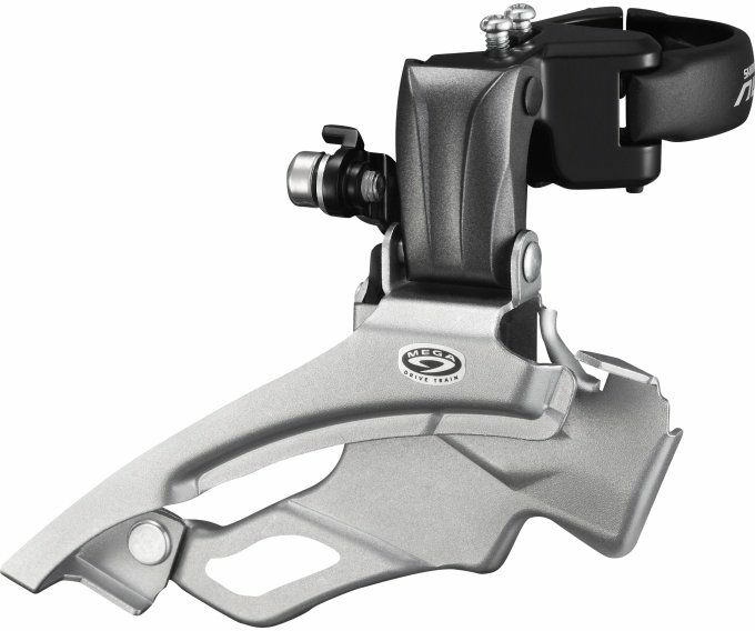 Deragliatore anteriore Shimano M371-9 34.9 + DS 66-69 FD-M2000 Altus