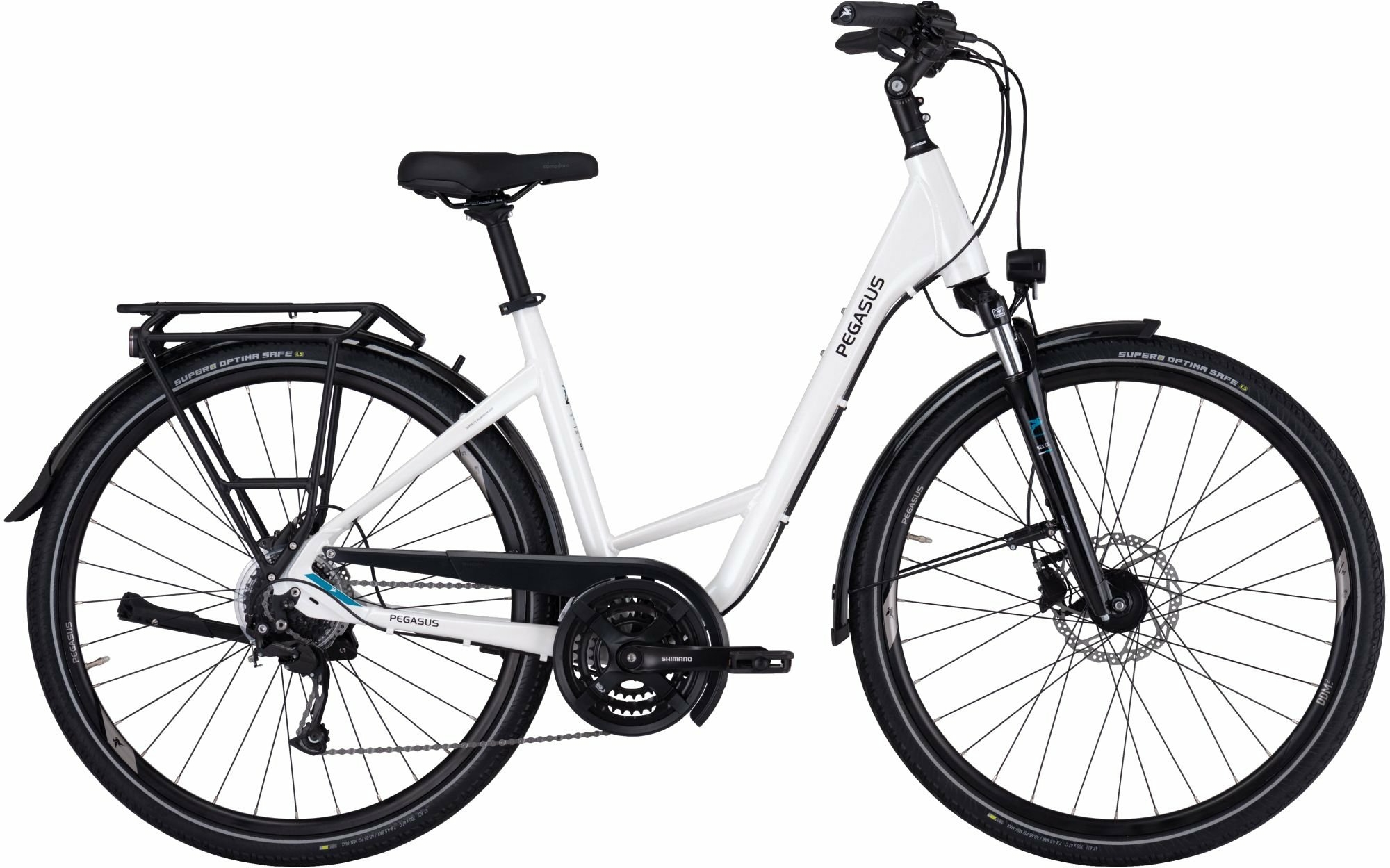 PEGASUS Premio SL Disc 24 Anniversary, cambio a deragliatore a 24 velocità, bici da donna, Wave, modello 2022/2023, 28 pollici