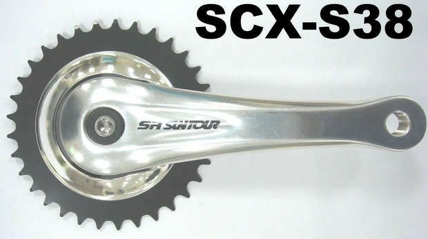 Guarnitura SR Suntour SCX-S38 38 Z 170 mm