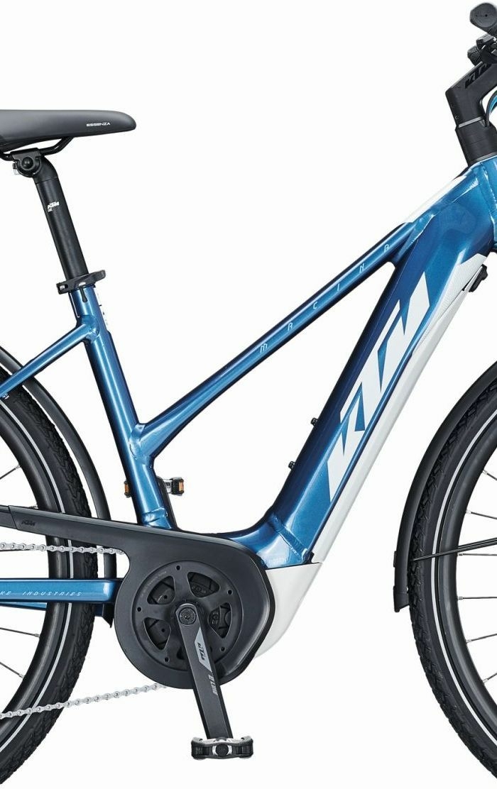 KTM MACINA SPORT P510 (500 Wh), deragliatore 10 velocità, bici da donna, trapezio, modello 2021, 28 pollici