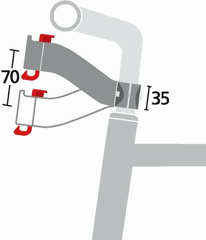 KLICKfix handlebar stem adapter