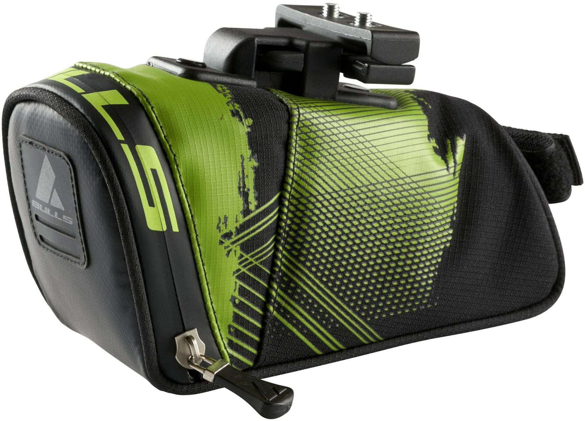 Borsa sottosella BULLS nero-lime borsa sottosella M con adattatore