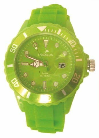 Orologio da polso Pegasus Color Watch, verde / 36 mm