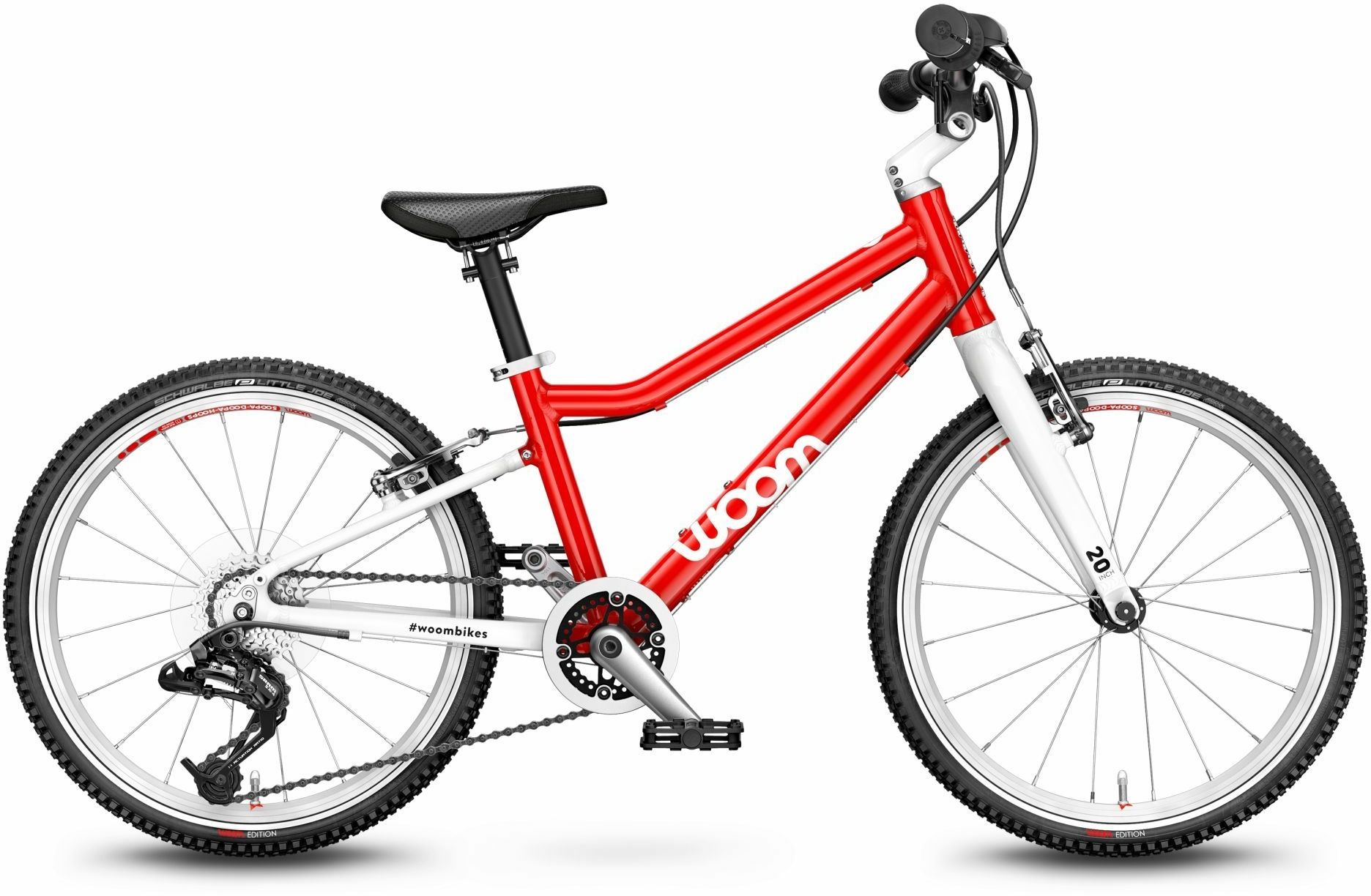 Woom 4, cambio a 8 velocità, bici per bambini, Diamant, modello 2021, 20 pollici