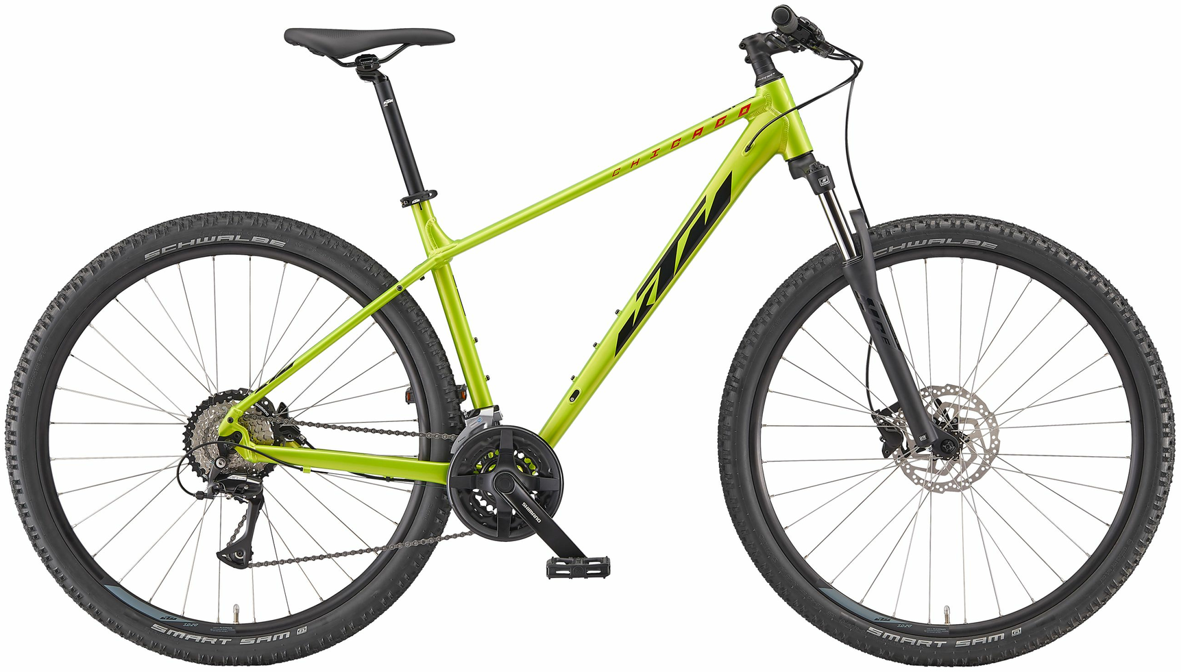 KTM CHICAGO 292, cambio a deragliatore a 16 velocità, bici da uomo, diamante, modello 2024, 29 pollici