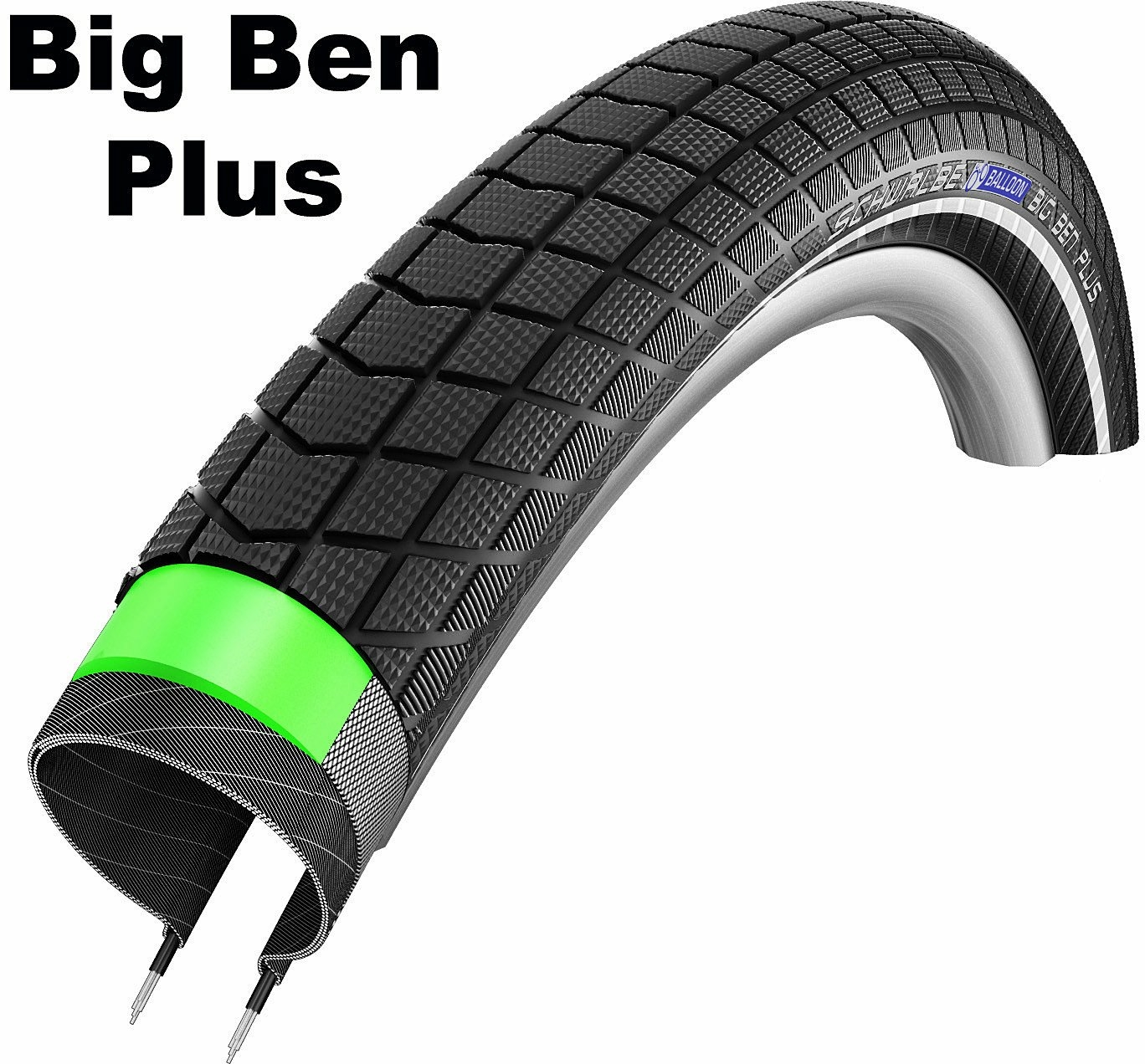 Schwalbe Performance Line - Doppia difesa - Pneumatico cablato, 28 pollici Big Ben Plus (50-622)