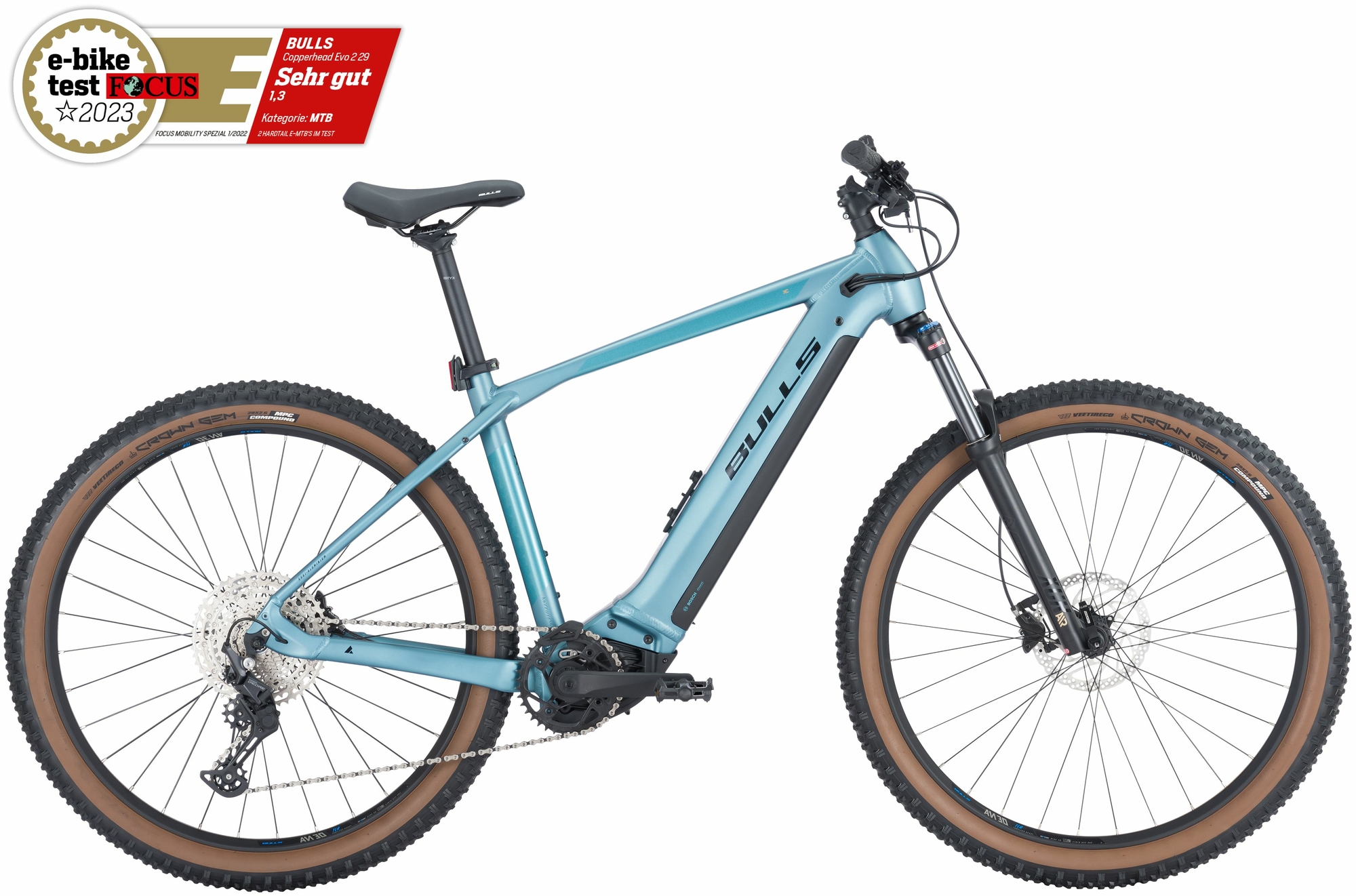 BULLS Copperhead EVO 2 29 (750 Wh), cambio a 11 velocità, bici da uomo, diamante, modello 2024, 29 pollici