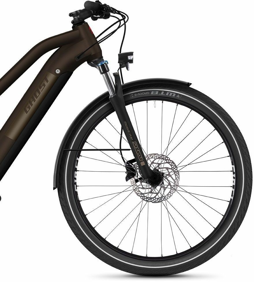 GHOST E-Square Trekking Advanced, cambio a 11 velocità, bici da donna, trapezio, modello 2021, 27,5 pollici