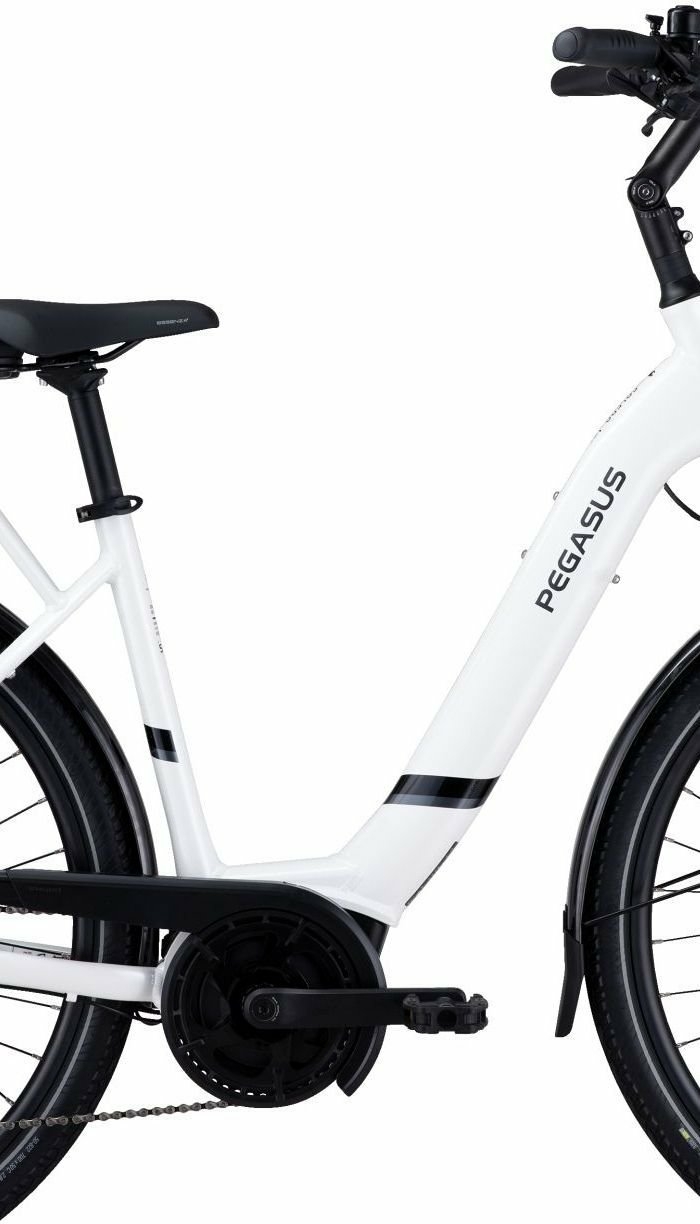 Pegasus Solero E9 Lite (500 Wh), cambio a 9 marce, bici da donna, Wave, modello 2021, 28 pollici