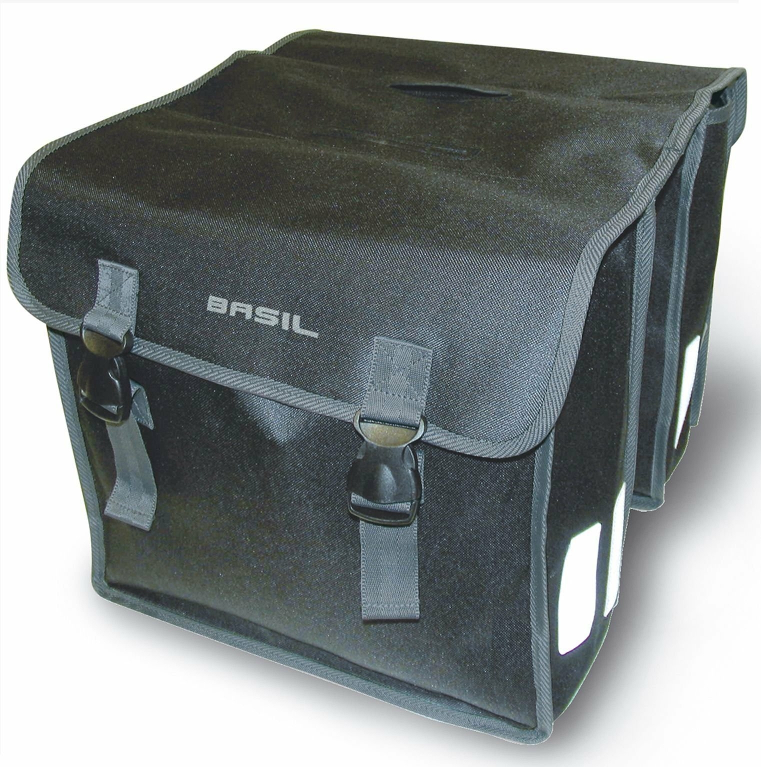 Borsa laterale doppia Basil Mara XL 35 litri nera