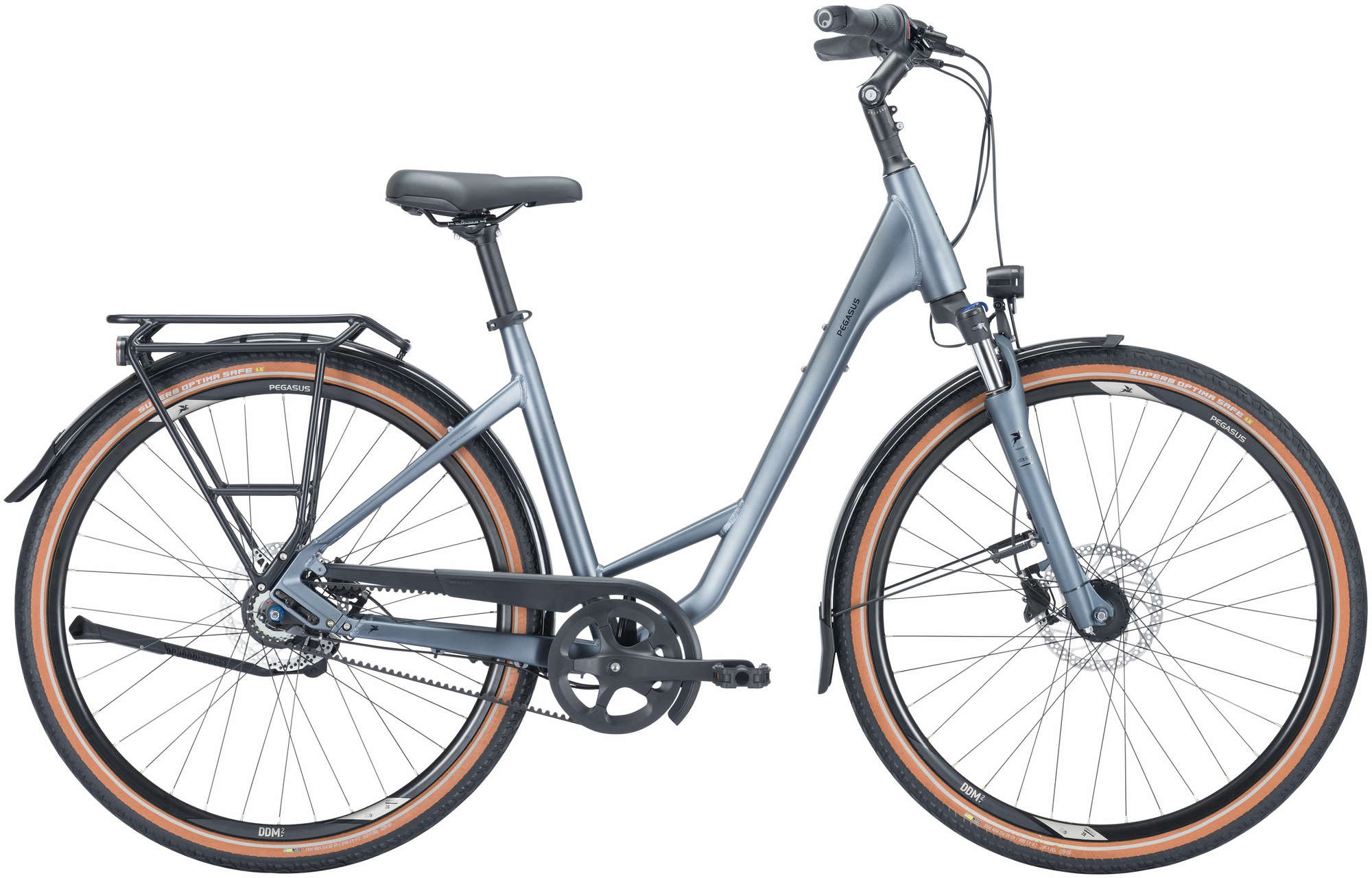 Pegasus Premio SL Belt 8, cambio al mozzo a 8 velocità, bici da donna, Wave, modello 2024, 28 pollici