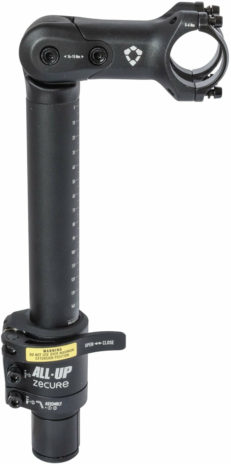 Prolunga tubo sterzo Zecure con attacco manubrio All-Up SR53