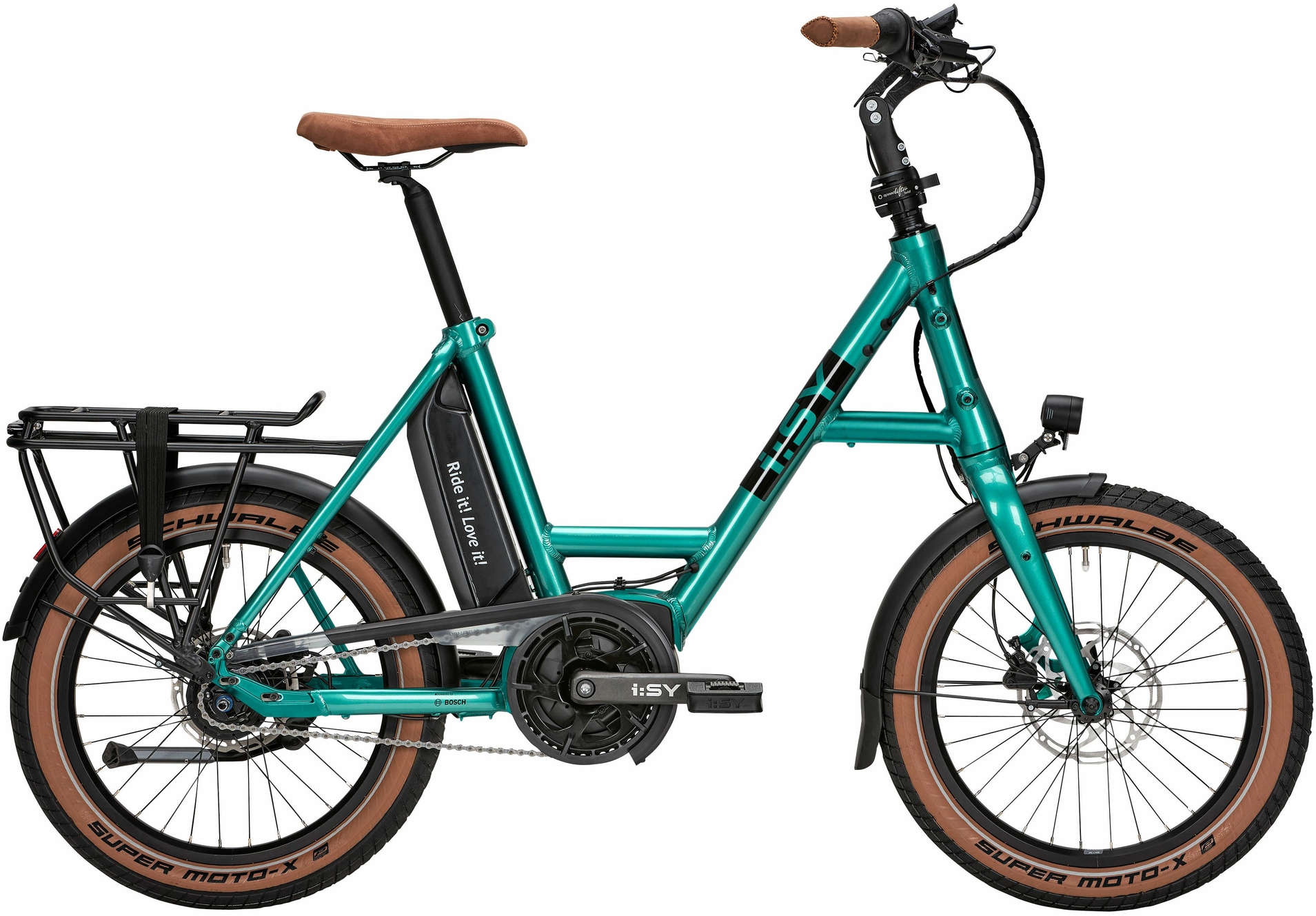 i:SY S8 FB (500 Wh), cambio al mozzo a 8 velocità, bicicletta unisex, compatta, modello 2023, 20 pollici