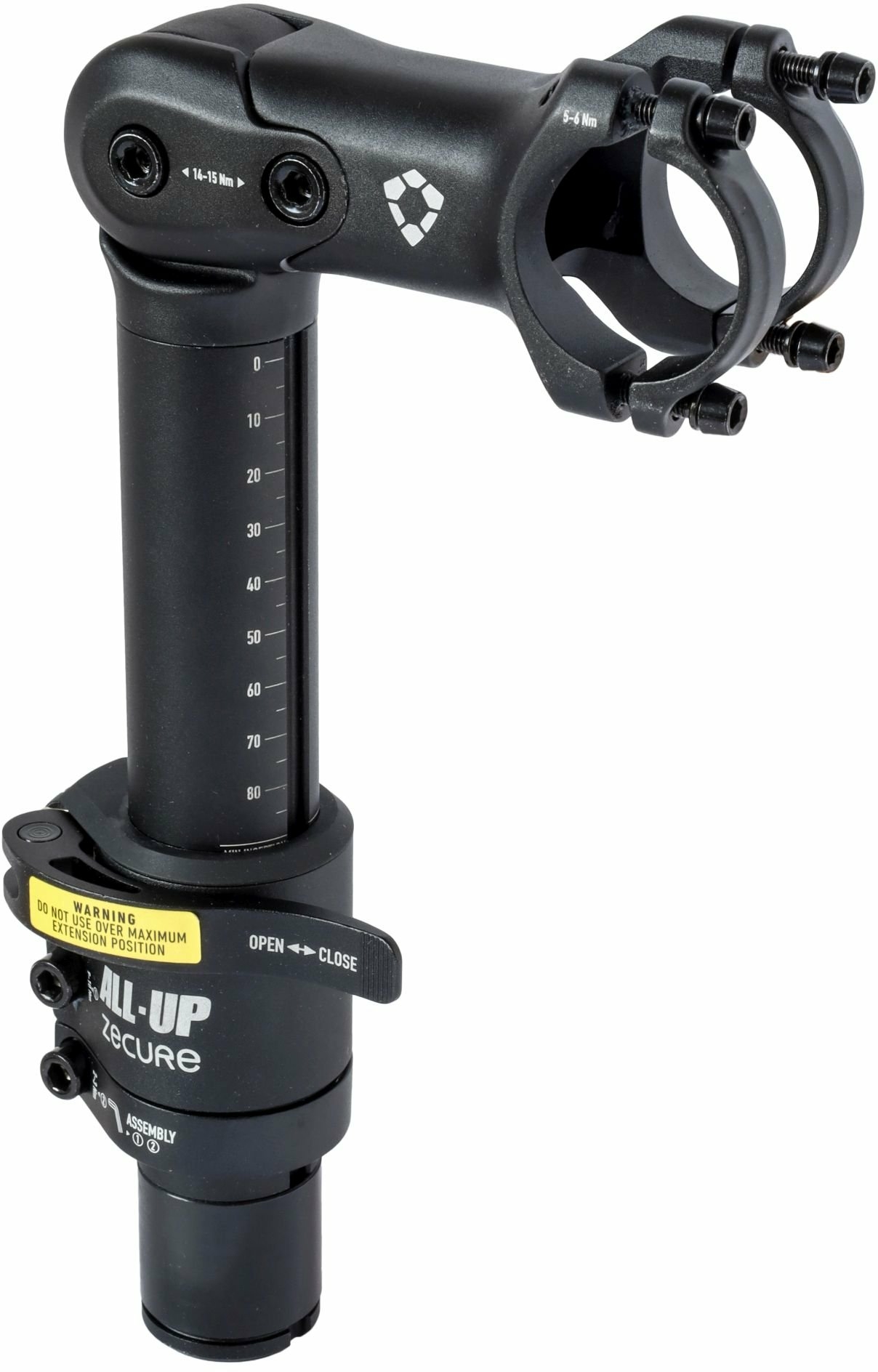 Prolunga forcella Zecure con attacco manubrio All Up 2.0 (Ø: 35 mm / 90 mm)