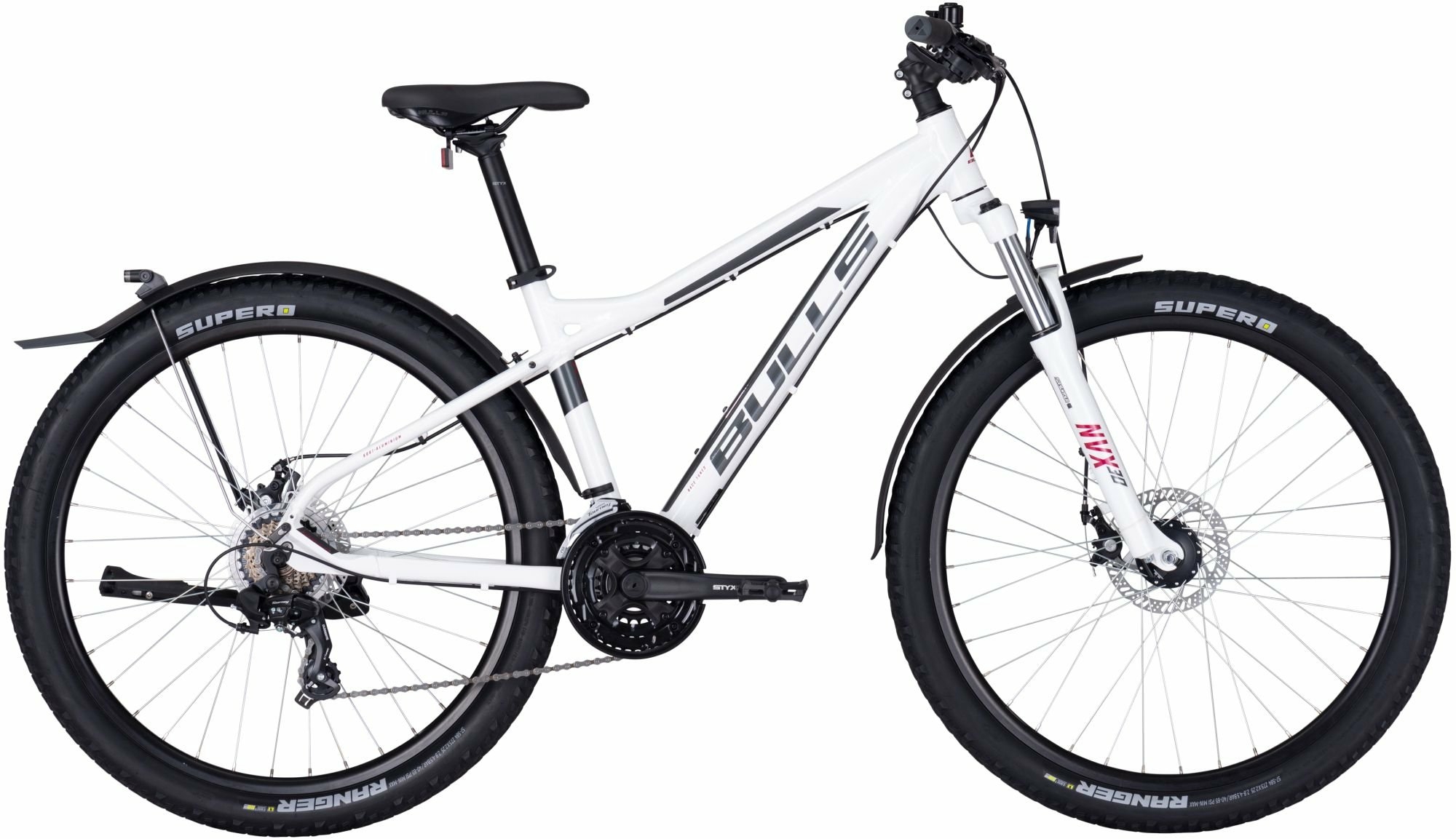 BULLS Zarena Street 1 27.5, 21-speed derailleur gear, women's bicycle, diamond, model 2022/2023, 27.5 inches