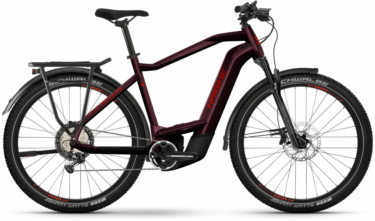 HAIBIKE Trekking 11 (625 Wh), cambio a deragliatore a 12 velocità, bici da uomo, diamante, modello 2024, 27,5 pollici