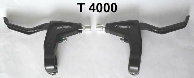 Shimano V-brake lever T4000 pair black