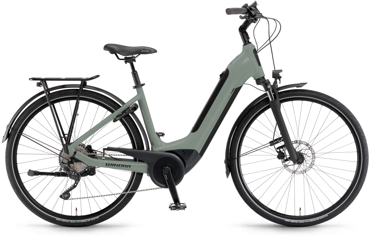 Winora Tria 10 (500 Wh), 10-speed derailleur, women's bicycle, Wave, model 2022, 28 inches