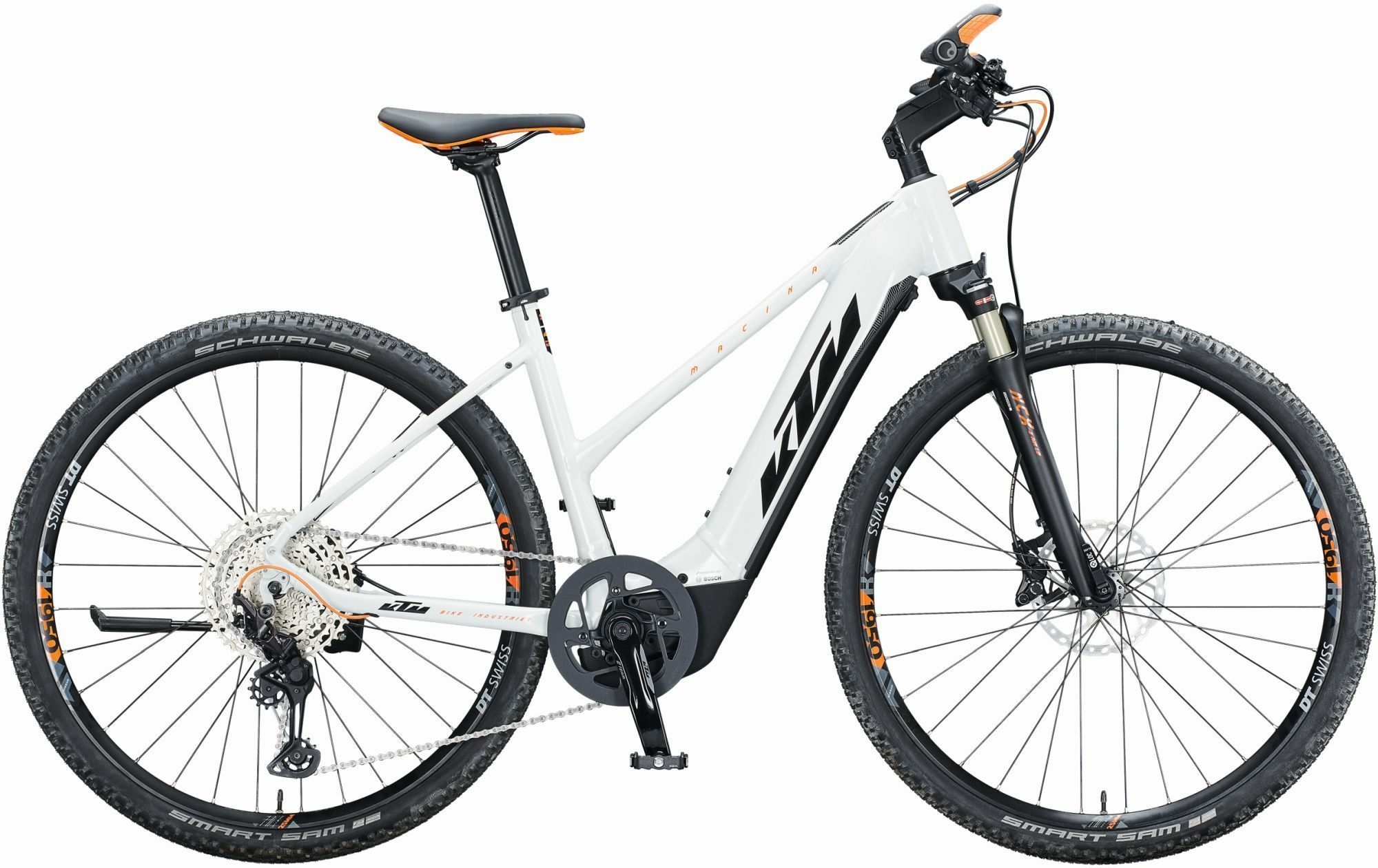 KTM MACINA CROSS 610 (625 Wh), cambio 12 velocità, bici da donna, trapezio, modello 2021, 28 pollici