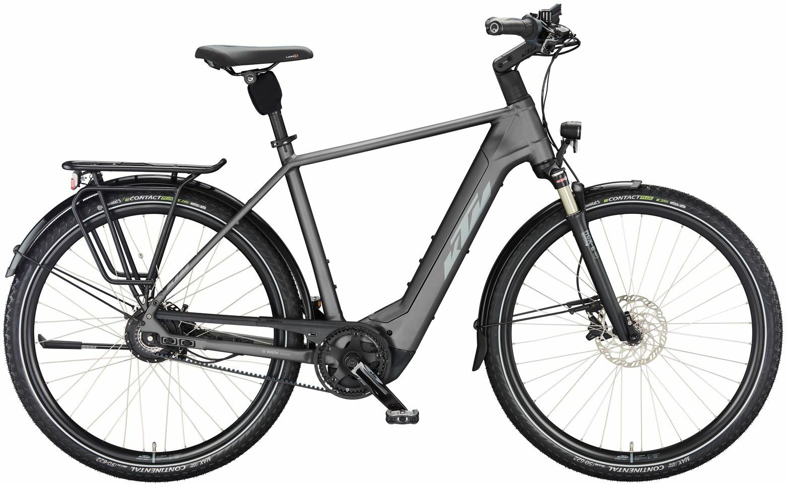 Cinghia KTM MACINA CITY 710 (750 Wh), cambio al mozzo a variazione continua, bici da uomo, diamante, modello 2024, 28 pollici