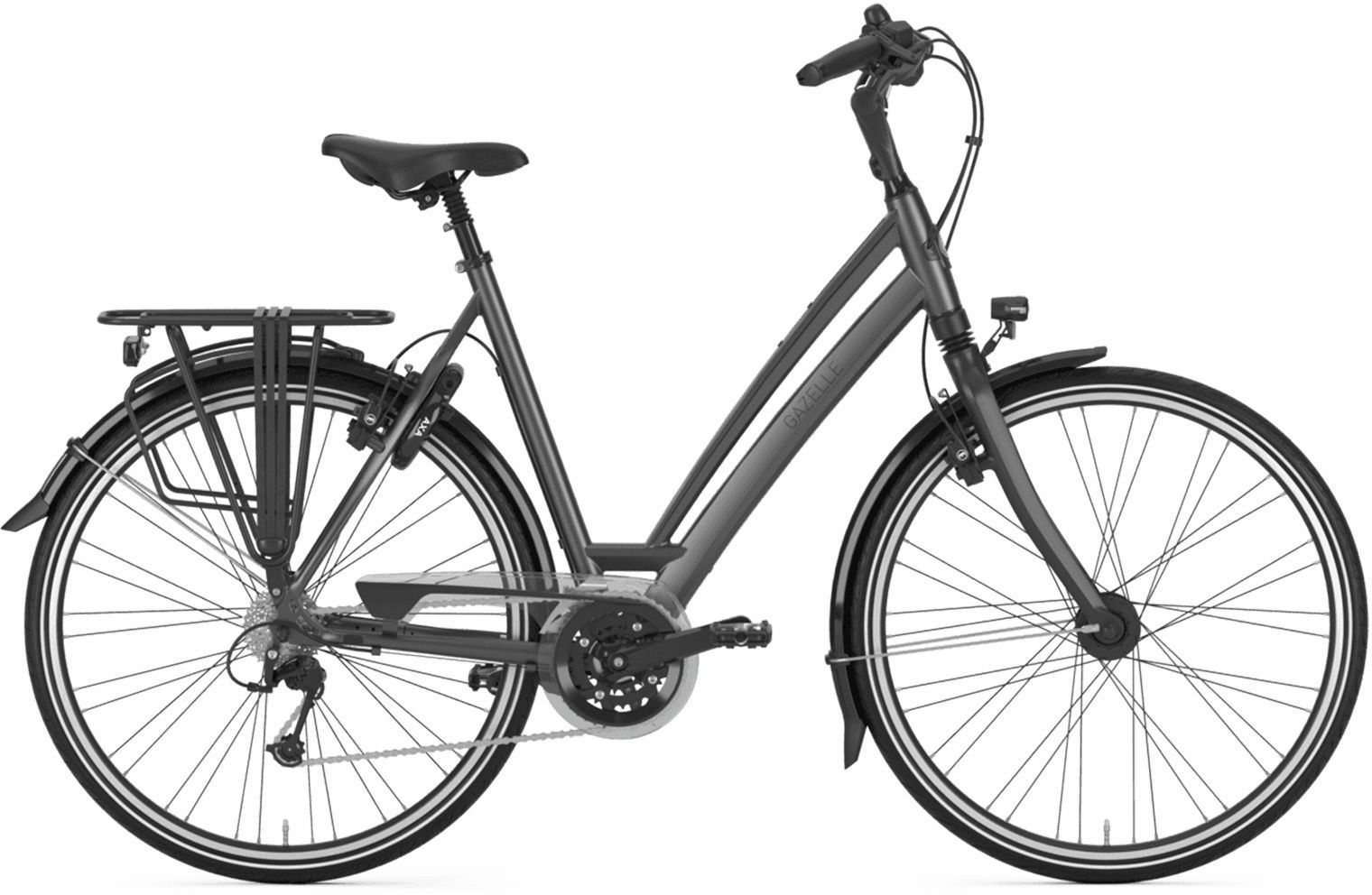 Gazelle CHAMONIX T30, 30-speed derailleur, women's bike, Wave, model 2023, 28 inches
