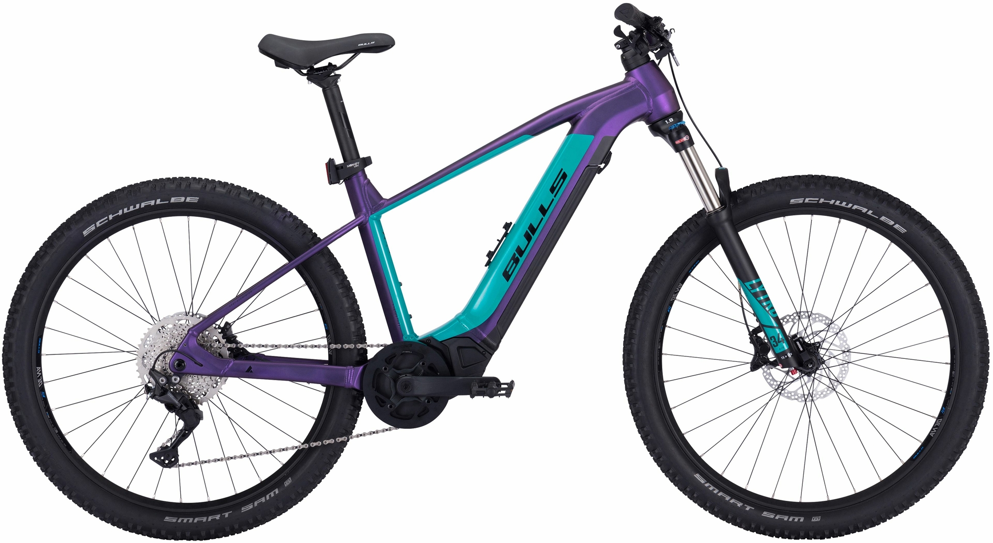 BULLS E-Stream EVA 1 27,5" (740 Wh), cambio a 10 velocità, bici da donna, Diamond, modello 2022/2023, 27,5 pollici