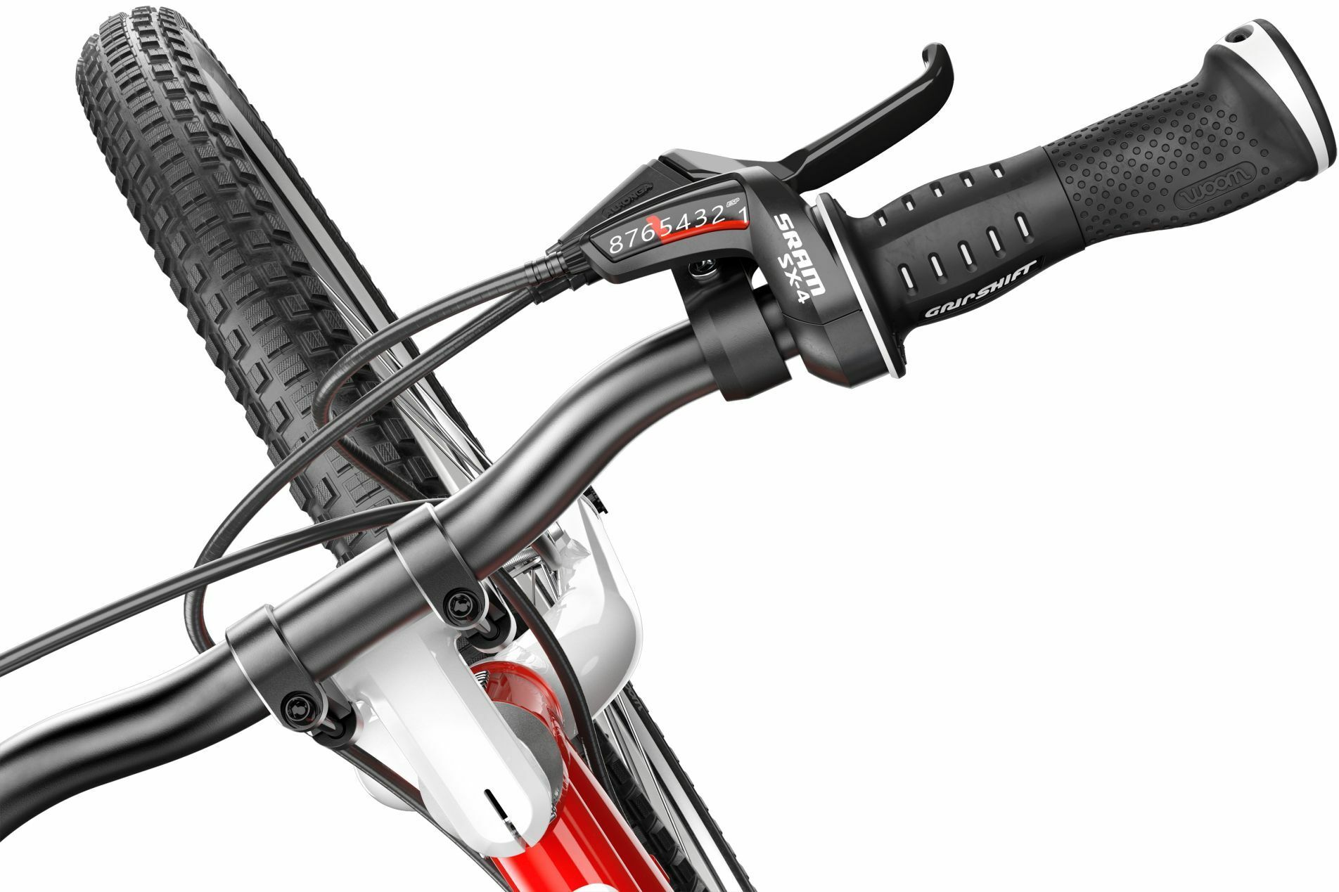 Woom 4, cambio a 8 velocità, bici per bambini, Diamant, modello 2021, 20 pollici