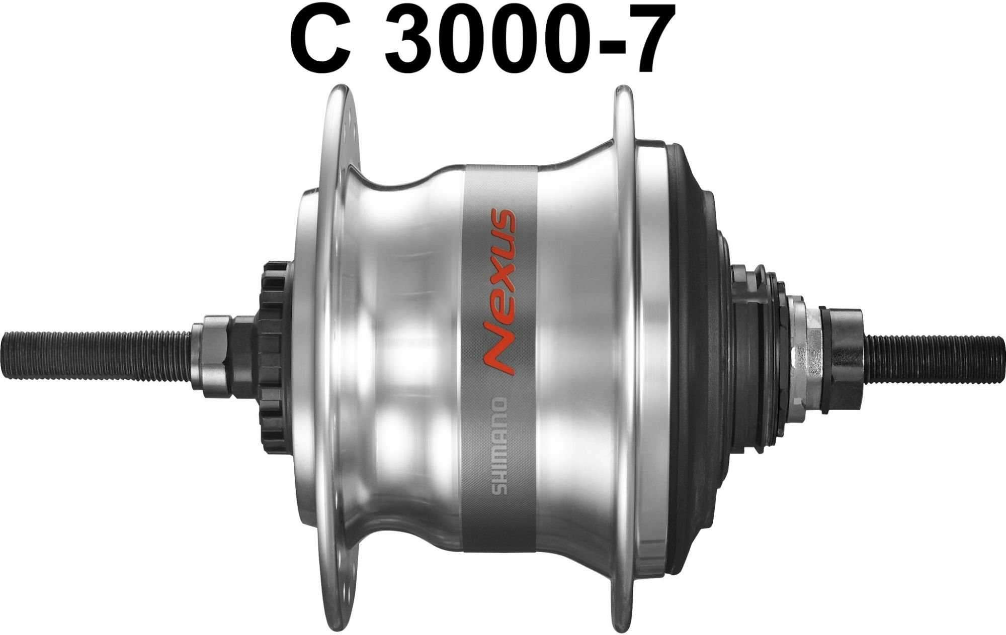 Mozzo Shimano C3000 Nexus Inter a 7 marce con ruota libera