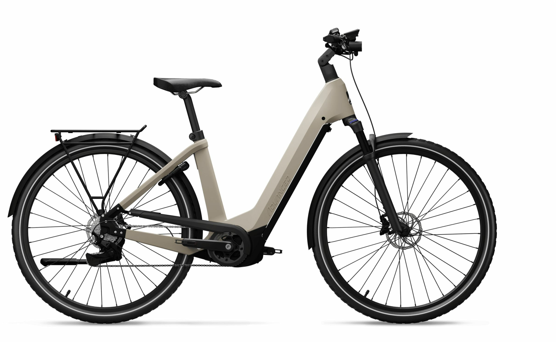 ADVANCED Reco Wave (750 Wh), deragliatore a 10 velocità, bicicletta da donna, Wave, modello 2023, 28 pollici